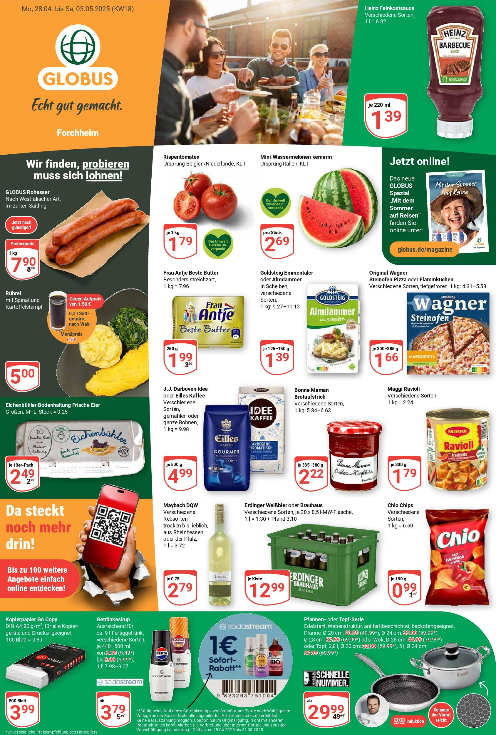 Globus - Globus: Wochenangebote (ab 27.04.2025) » Angebote ab Montag | Seite: 5 | Produkte: Kaffee, Pizza, Bonne maman, Sodastream Globus - Globus: Wochenangebote (ab 27.04.2025) » Angebote online | Seite: 5 | Produkte: Kaffee, Pizza, Bonne maman, Sodastream