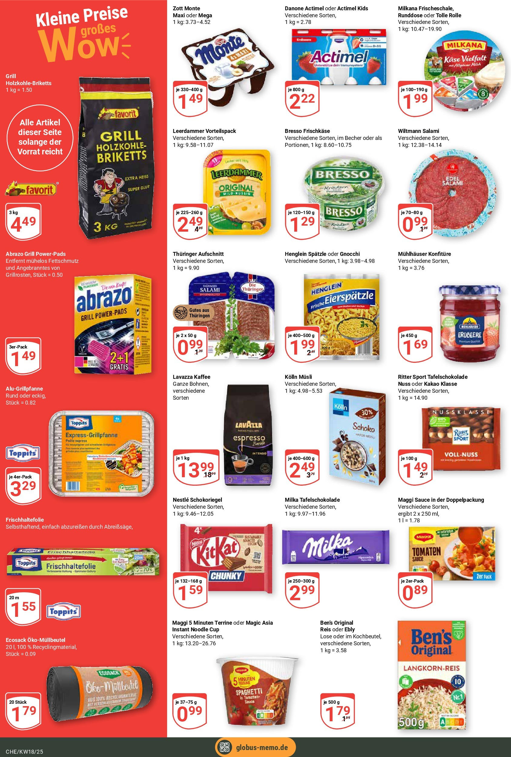 Globus - Globus: Wochenangebote (ab 27.04.2025) » Angebote online | Seite: 6 | Produkte: Grill, Kolln, Kaffee, Milkana