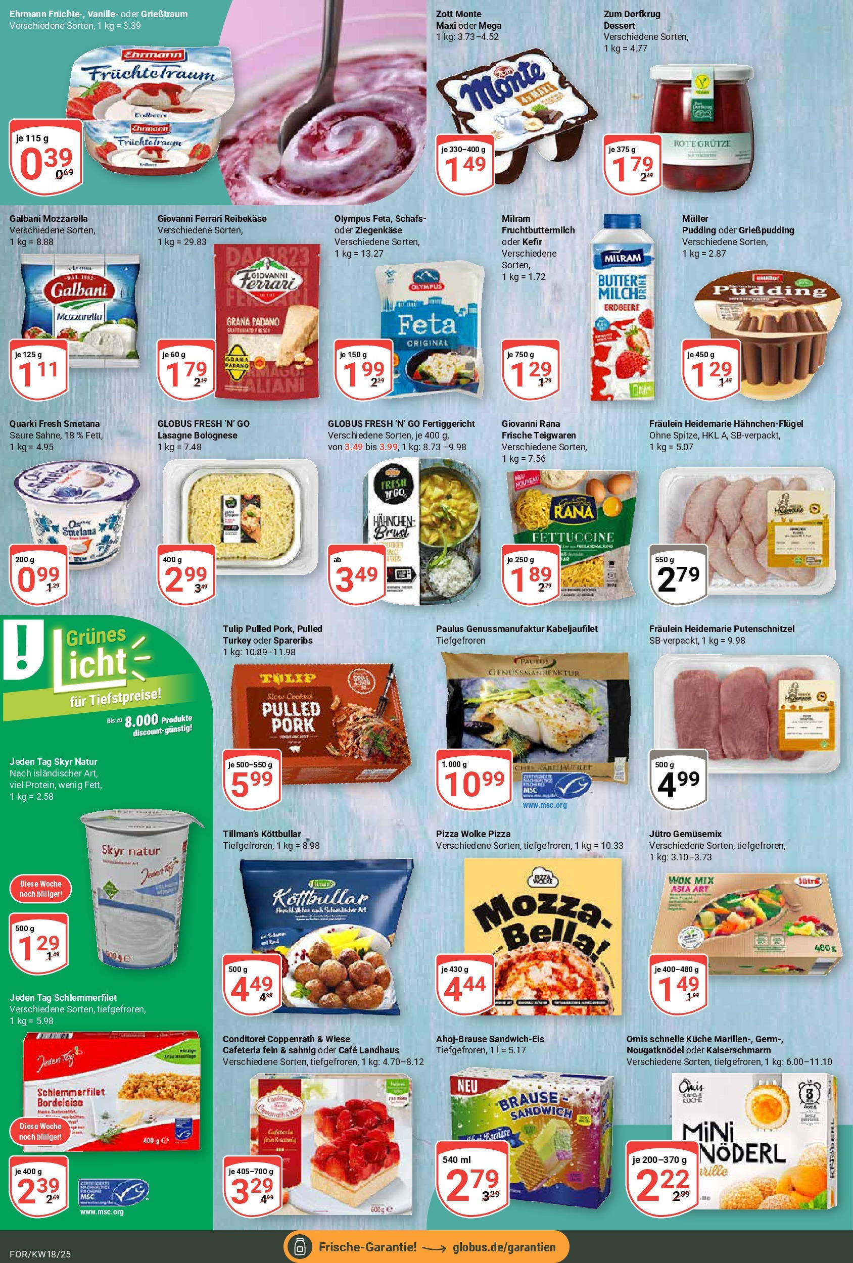 Globus - Globus: Wochenangebote (ab 27.04.2025) » Angebote ab Montag | Seite: 12 | Produkte: Hahnchen, Mozzarella, Milram, Putenschnitzel Globus - Globus: Wochenangebote (ab 27.04.2025) » Angebote online | Seite: 12 | Produkte: Hahnchen, Mozzarella, Milram, Putenschnitzel