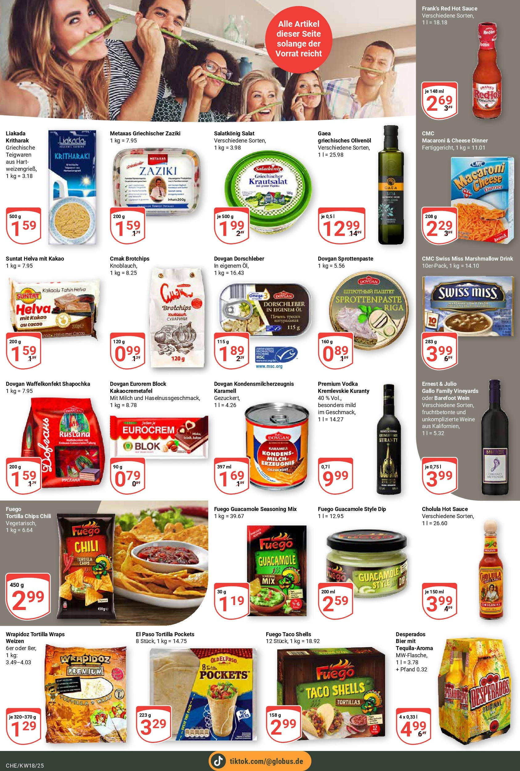 Globus - Globus: Wochenangebote (ab 27.04.2025) » Angebote online | Seite: 15 | Produkte: Milch, Olivenol, Pasta, Salat