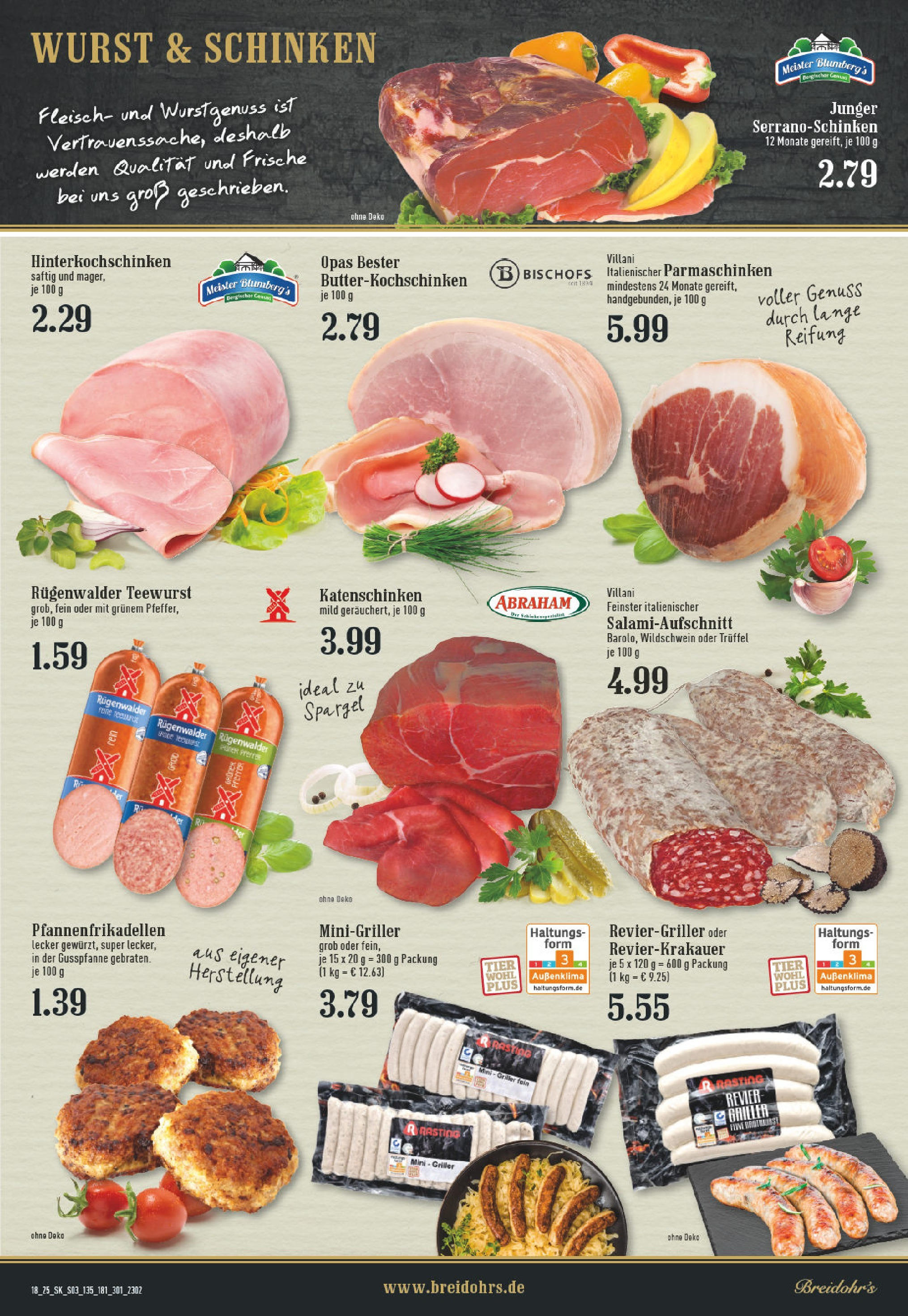 Edeka - EDEKA: Wochenangebote (ab 27.04.2025) » Angebote Online | Seite: 3 | Produkte: Wurst, Salami, Schinken, Griller