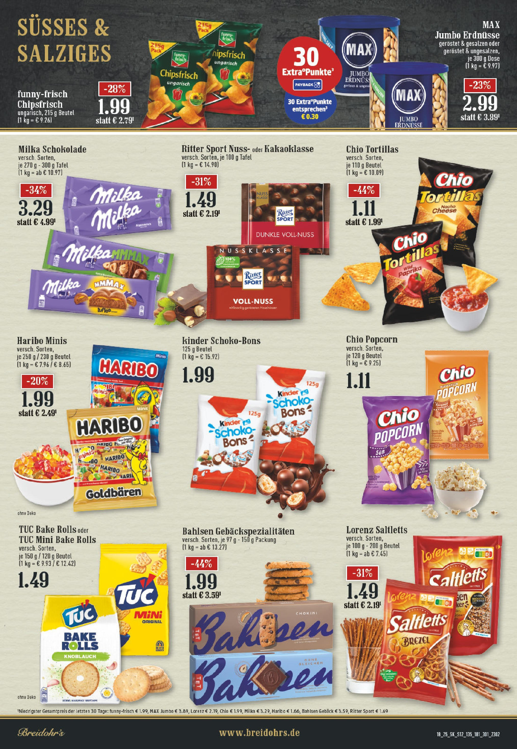 Edeka - EDEKA: Wochenangebote (ab 27.04.2025) » Angebote Online | Seite: 12 | Produkte: Erdnüsse, Schokolade, Ritter sport, Chips