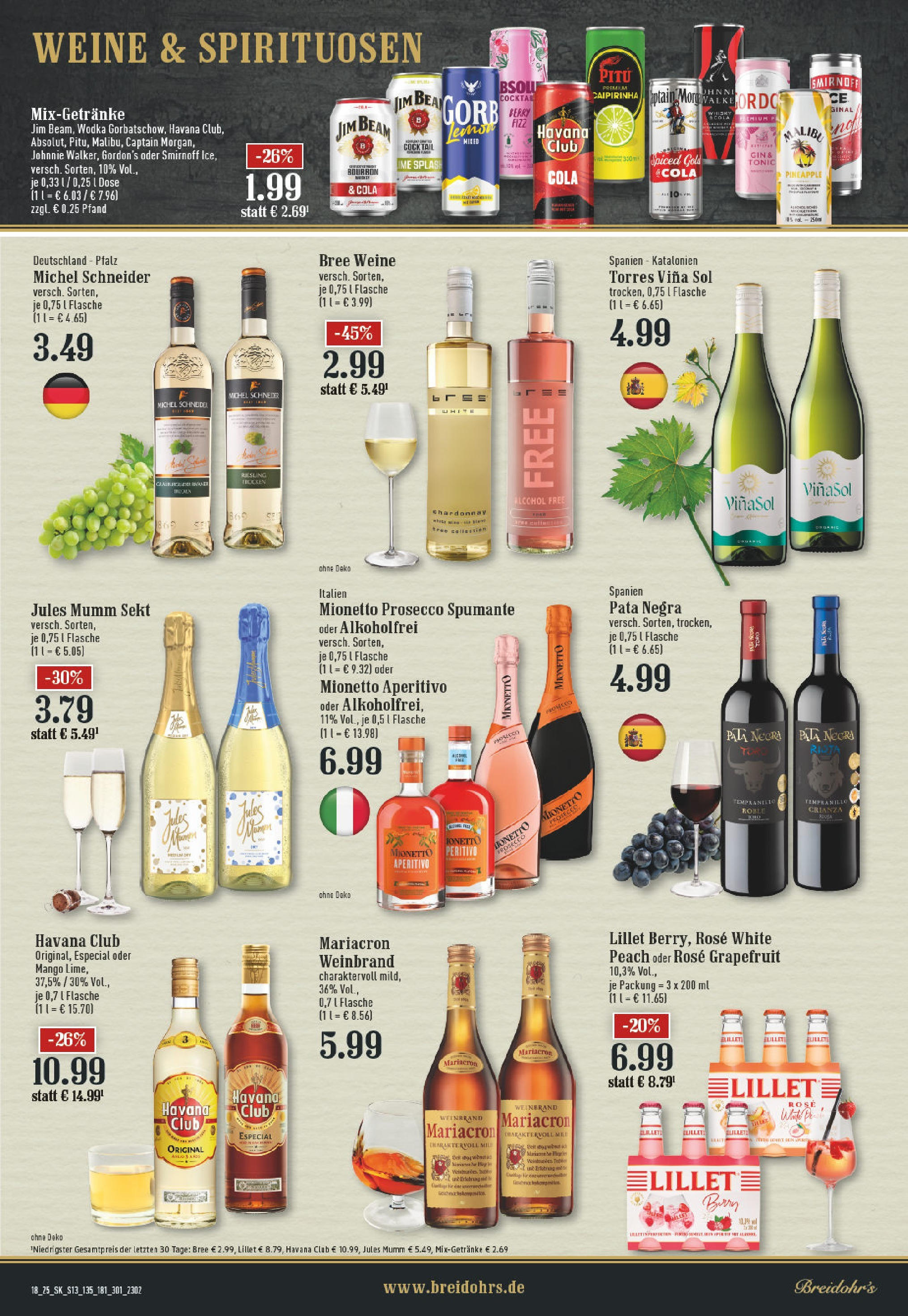Edeka - EDEKA: Wochenangebote (ab 27.04.2025) » Angebote Online | Seite: 13 | Produkte: Mumm sekt, Rum, Prosecco, Gin