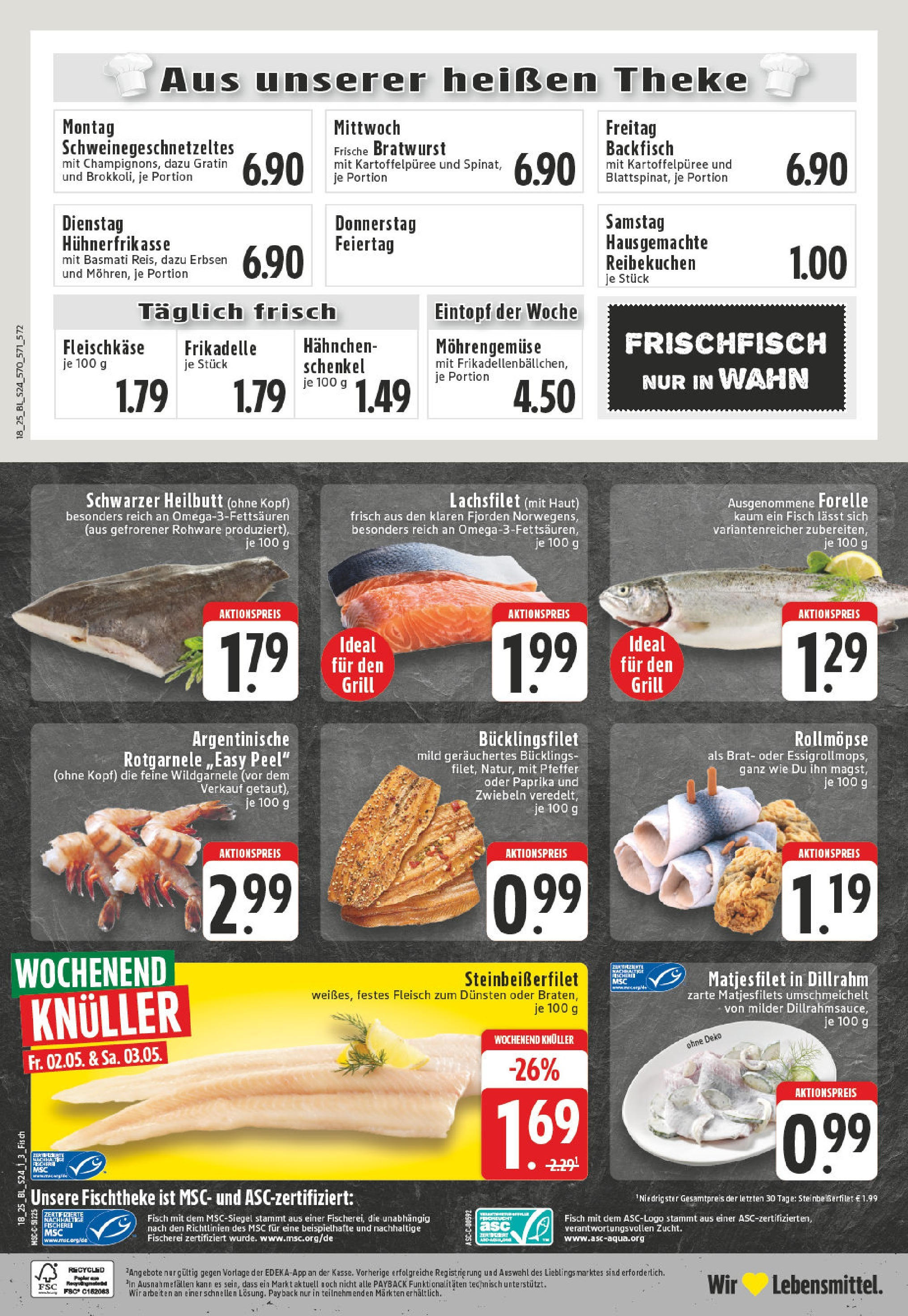 Edeka - EDEKA: Wochenangebote (ab 27.04.2025) » Angebote Online | Seite: 24 | Produkte: Theke, Paprika, Pfeffer, Fleisch Edeka - EDEKA: Wochenangebote (ab 27.04.2025) » Angebote Online | Seite: 24 | Produkte: Theke, Paprika, Pfeffer, Fleisch