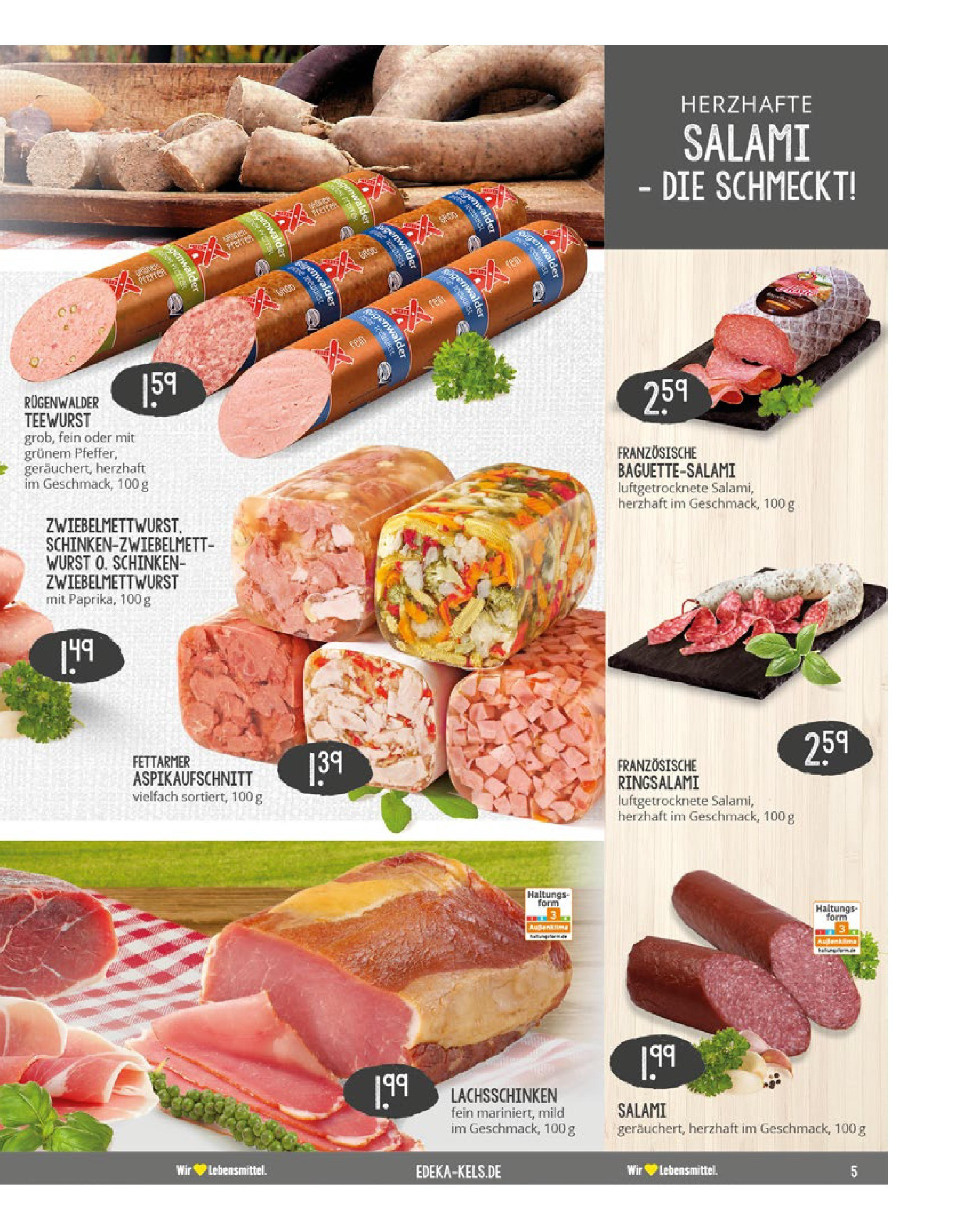 Edeka - EDEKA: Wochenangebote (ab 27.04.2025) » Angebote Online | Seite: 5 | Produkte: Wurst, Salami, Schinken
