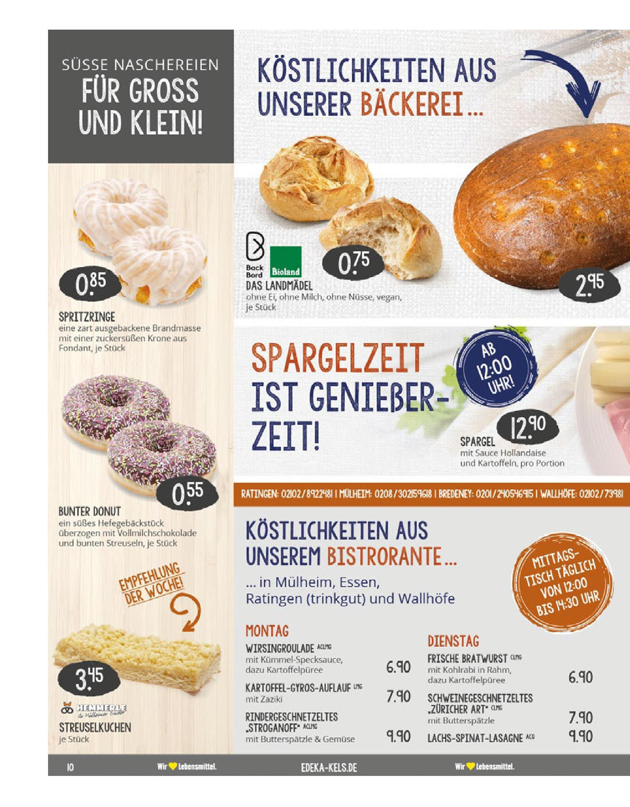 Edeka - EDEKA: Wochenangebote (ab 27.04.2025) » Angebote Online | Seite: 10 | Produkte: Tisch, Kohlrabi, Gemüse, Uhr