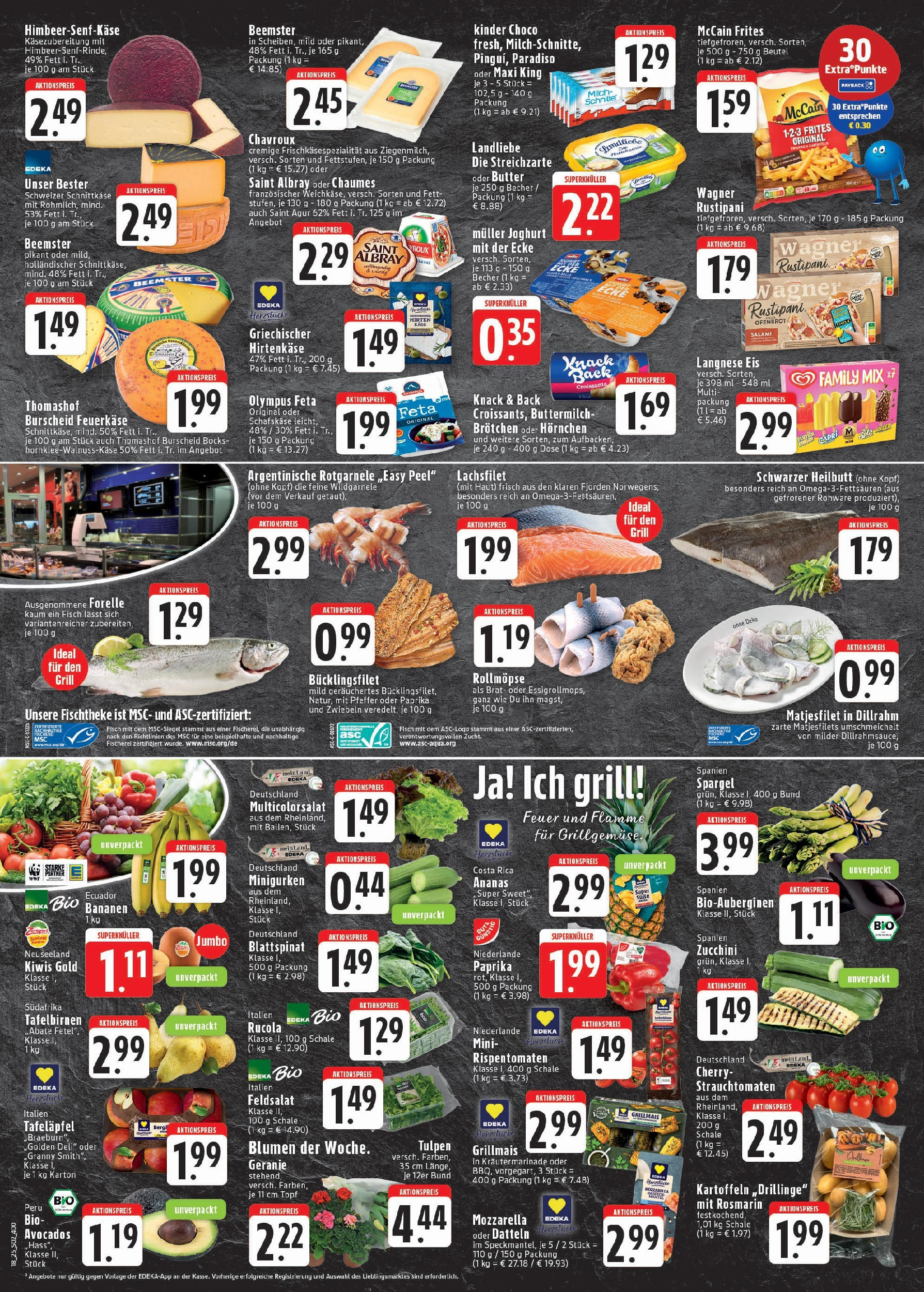 Edeka - EDEKA: Wochenangebote (ab 27.04.2025) » Angebote Online | Seite: 2 | Produkte: Feta, Paprika, Salami, Pizza