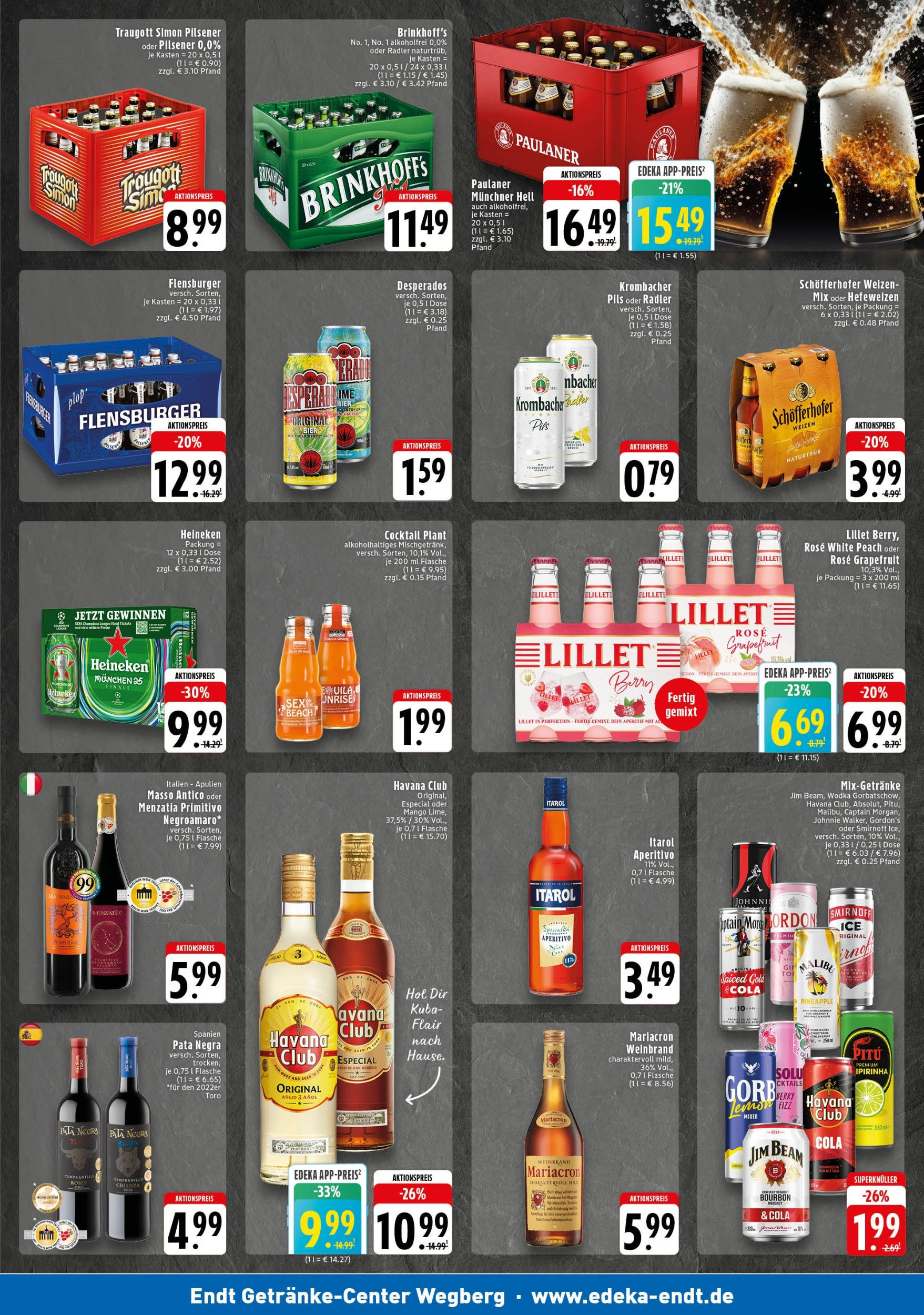 Edeka - EDEKA: Wochenangebote (ab 27.04.2025) » Angebote Online | Seite: 3 | Produkte: Cola, Mariacron, Krombacher, Wodka