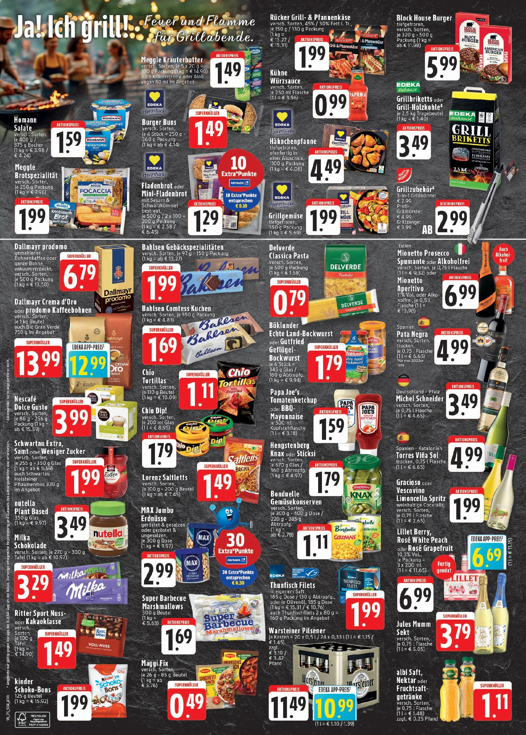 Edeka - EDEKA: Wochenangebote (ab 27.04.2025) » Angebote Online | Seite: 4 | Produkte: Nescafe, Thunfisch, Paprika, Zucker