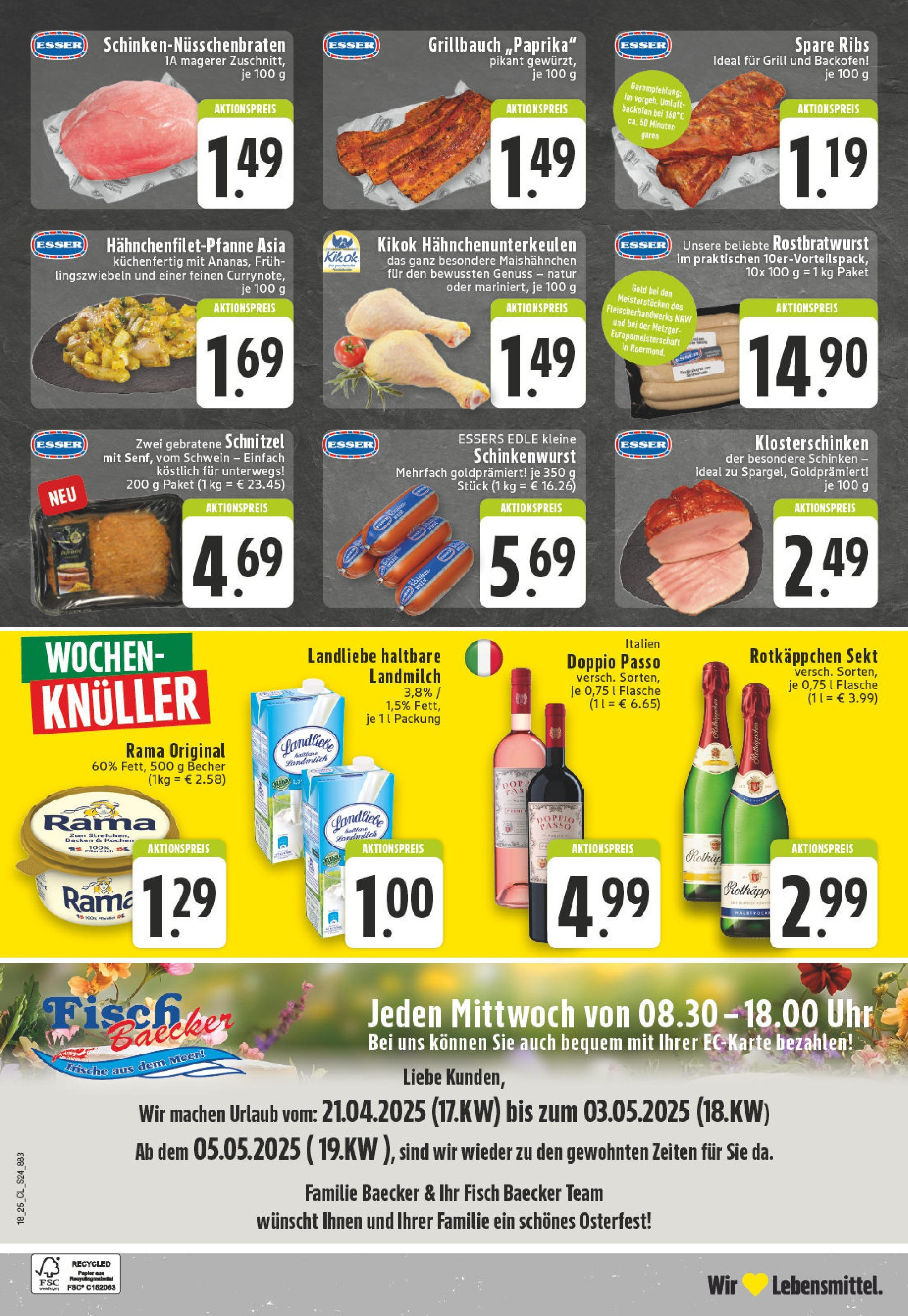Edeka - EDEKA: Wochenangebote (ab 27.04.2025) » Angebote Online | Seite: 24 | Produkte: Margarine, Sekt, Fisch, Uhr Edeka - EDEKA: Wochenangebote (ab 27.04.2025) » Angebote Online | Seite: 24 | Produkte: Margarine, Sekt, Fisch, Uhr