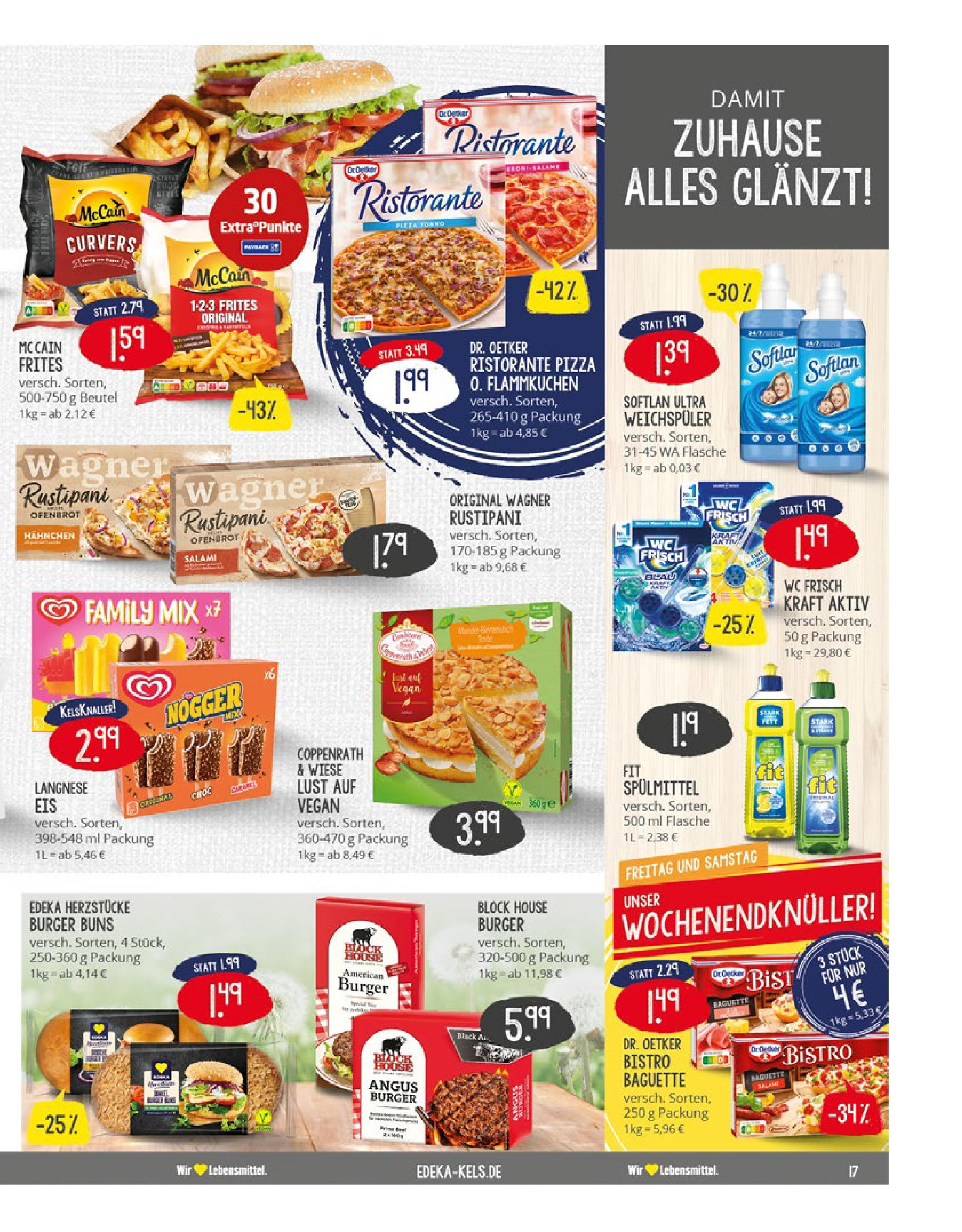 Edeka - EDEKA: Wochenangebote (ab 27.04.2025) » Angebote Online | Seite: 17 | Produkte: Langnese, Baguette, Salami, Pizza