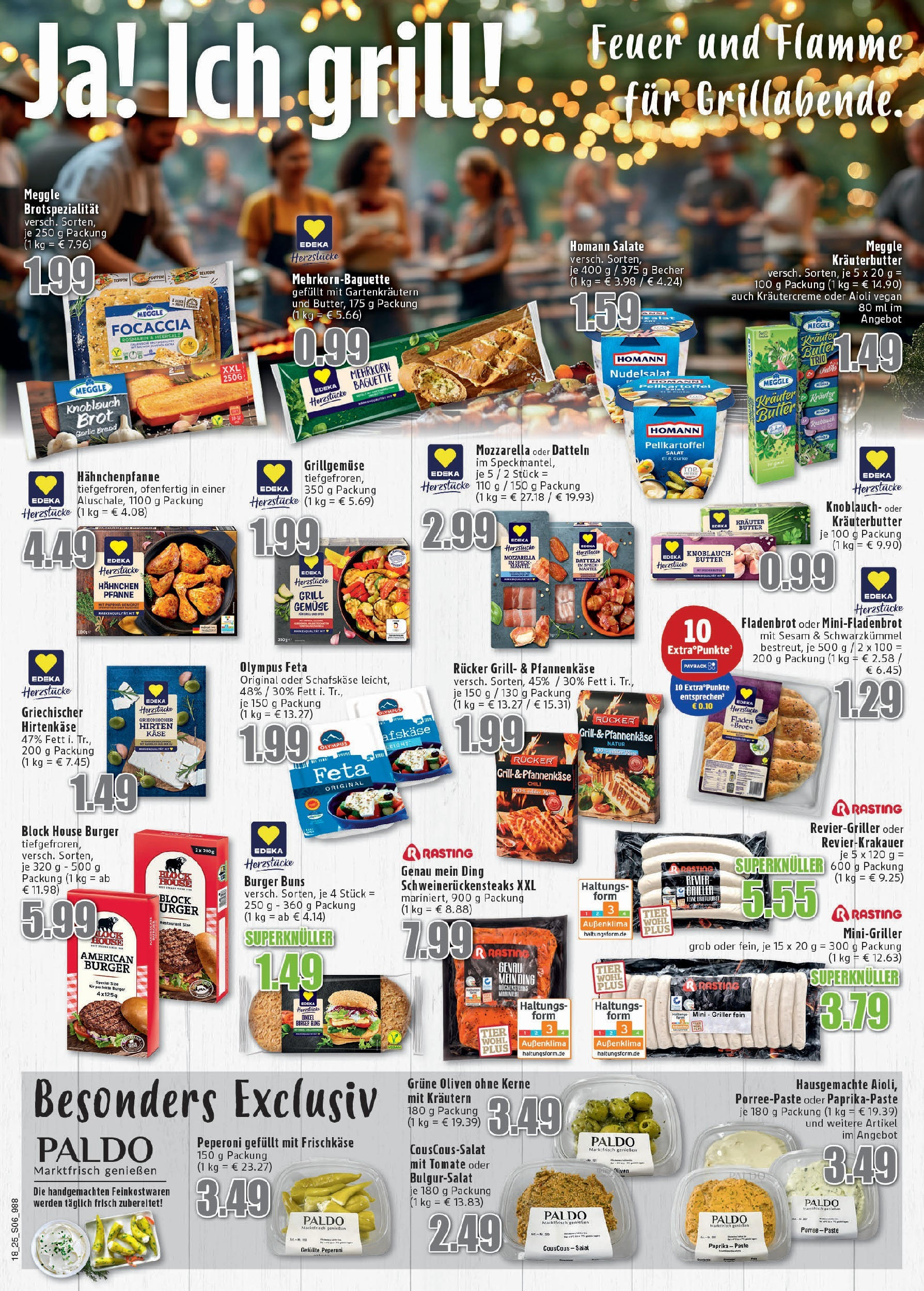 Edeka - EDEKA: Wochenangebote (ab 27.04.2025) » Angebote Online | Seite: 6 | Produkte: Burger, Kräuterbutter, Paprika, Griller