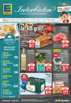 Edeka - EDEKA: Wochenangebote - gültig ab dem 27.04.2025 | Seite: 1 | Produkte: Ristorante, Burger, Kartoffeln, Hackfleisch