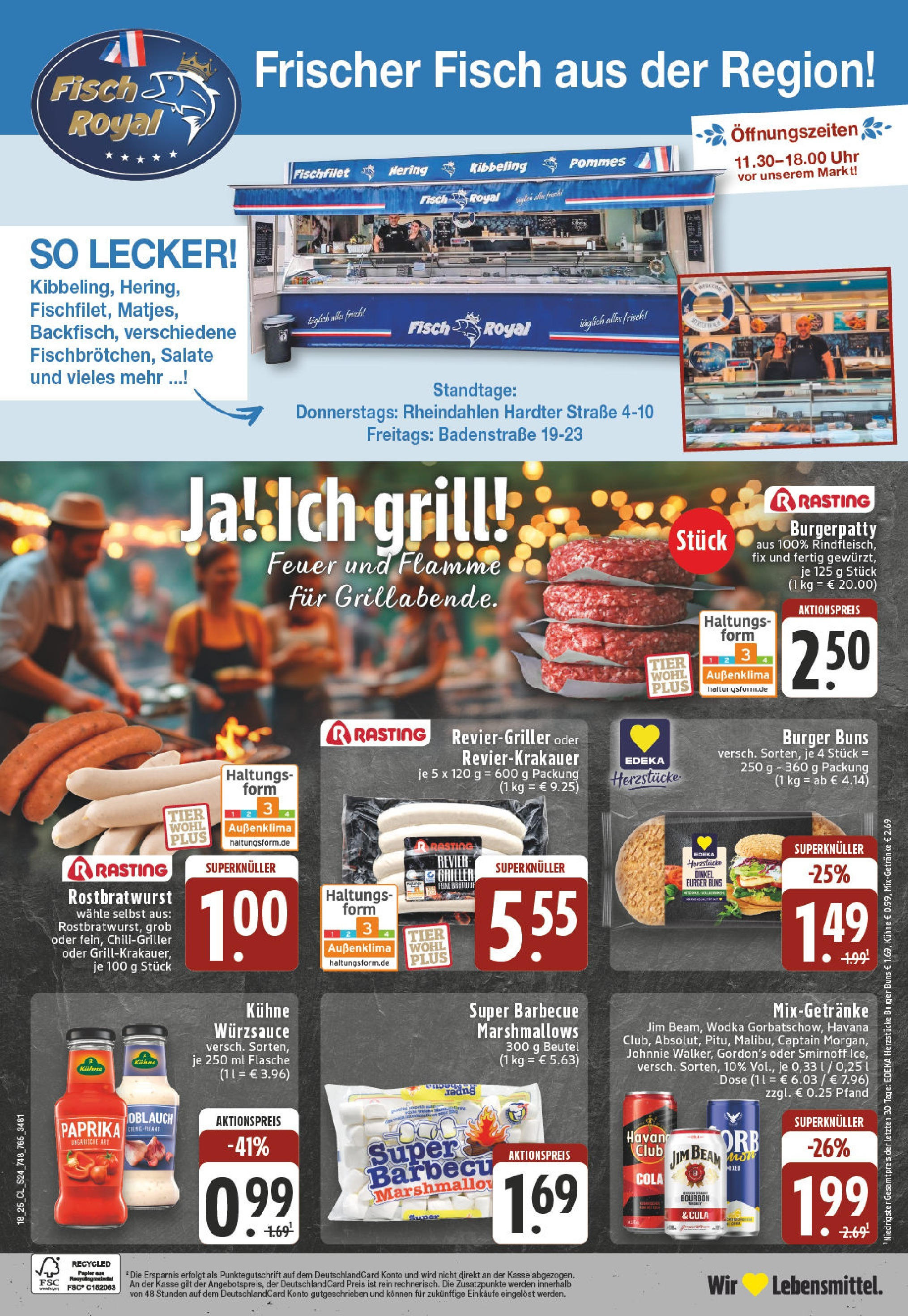 Edeka - EDEKA: Wochenangebote (ab 27.04.2025) » Angebote Online | Seite: 24 | Produkte: Pommes, Smirnoff, Wodka, Uhr