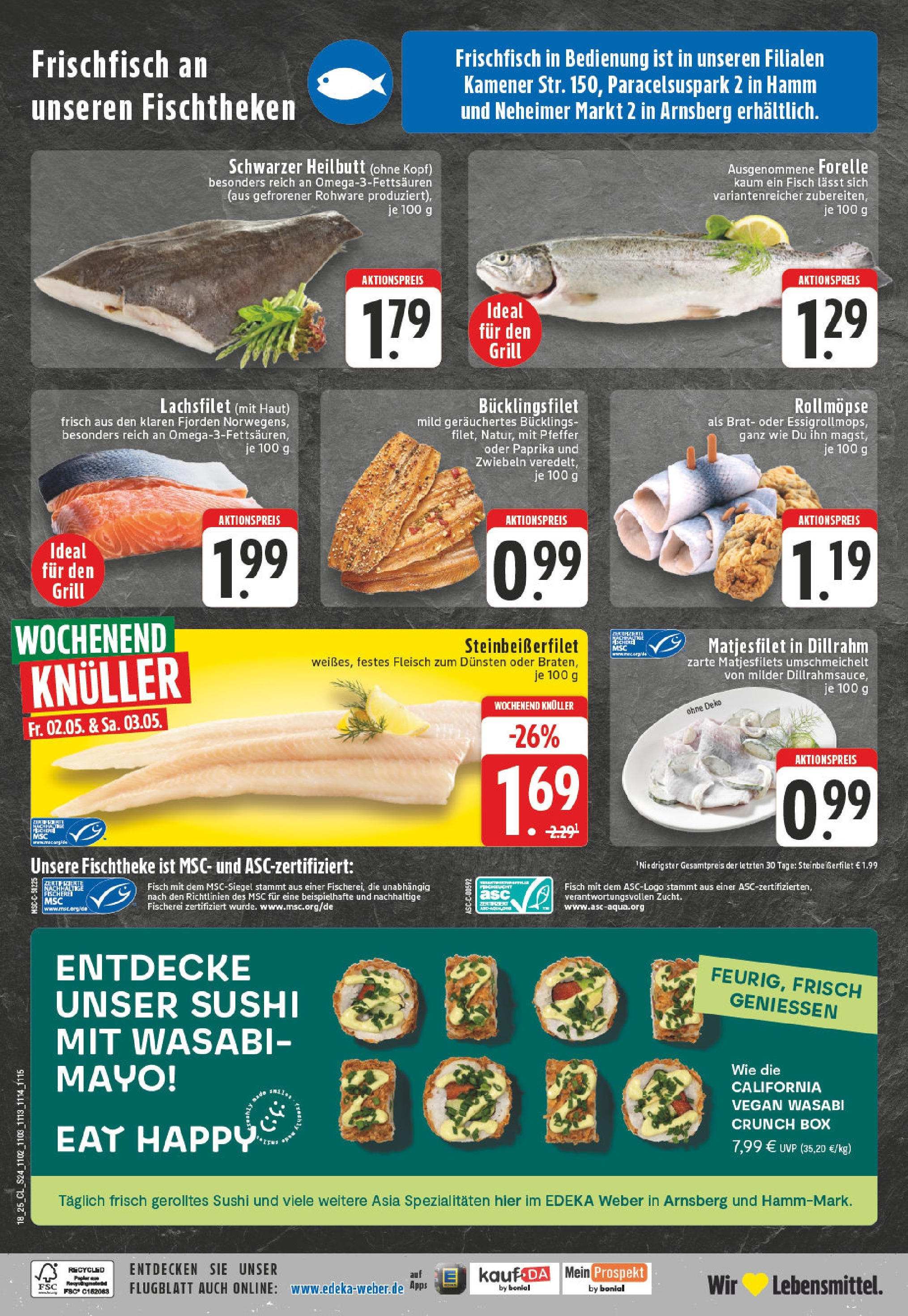 Edeka - EDEKA: Wochenangebote (ab 27.04.2025) » Angebote Online | Seite: 24 | Produkte: Fisch, Zwiebeln, Paprika, Fleisch Edeka - EDEKA: Wochenangebote (ab 27.04.2025) » Angebote Online | Seite: 24 | Produkte: Fisch, Zwiebeln, Paprika, Fleisch