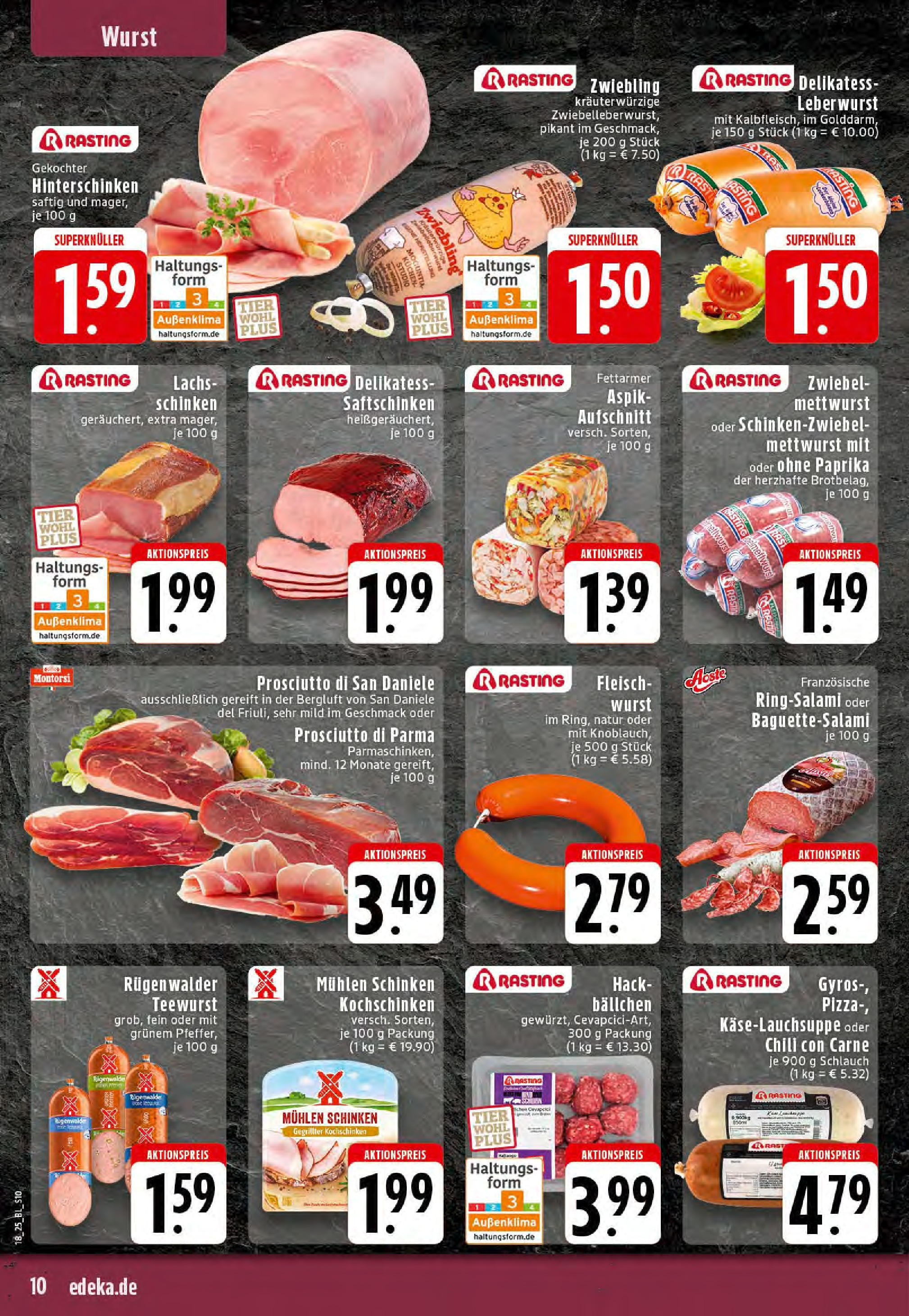 Edeka - EDEKA: Wochenangebote (ab 27.04.2025) » Angebote Online | Seite: 10 | Produkte: Schinken, Pizza, Kuchen, Fleisch Edeka - EDEKA: Wochenangebote (ab 27.04.2025) » Angebote Online | Seite: 10 | Produkte: Schinken, Pizza, Kuchen, Fleisch