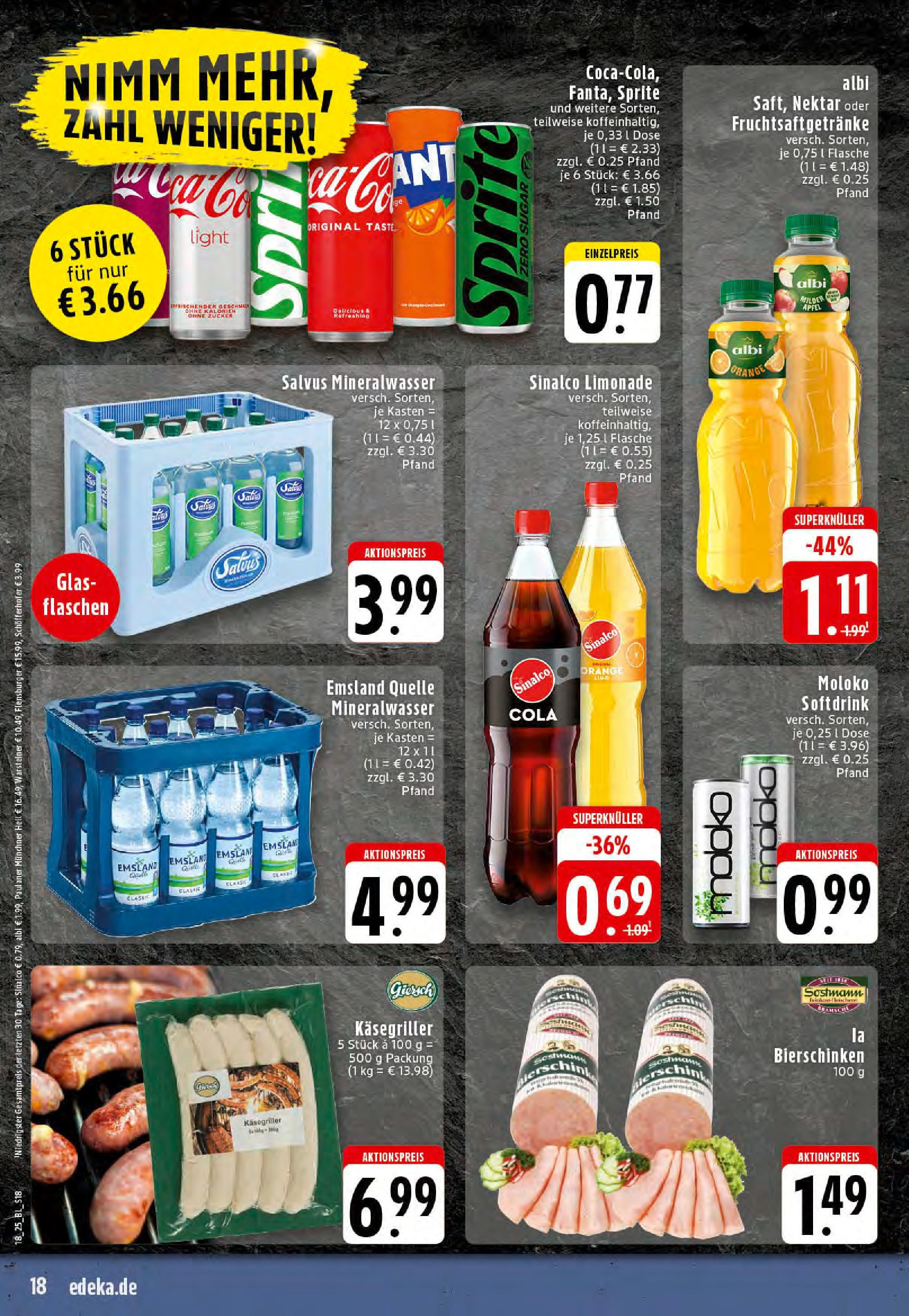 Edeka - EDEKA: Wochenangebote (ab 27.04.2025) » Angebote Online | Seite: 18 | Produkte: Äpfel, Mineralwasser, Zucker, Paulaner Edeka - EDEKA: Wochenangebote (ab 27.04.2025) » Angebote Online | Seite: 18 | Produkte: Äpfel, Mineralwasser, Zucker, Paulaner