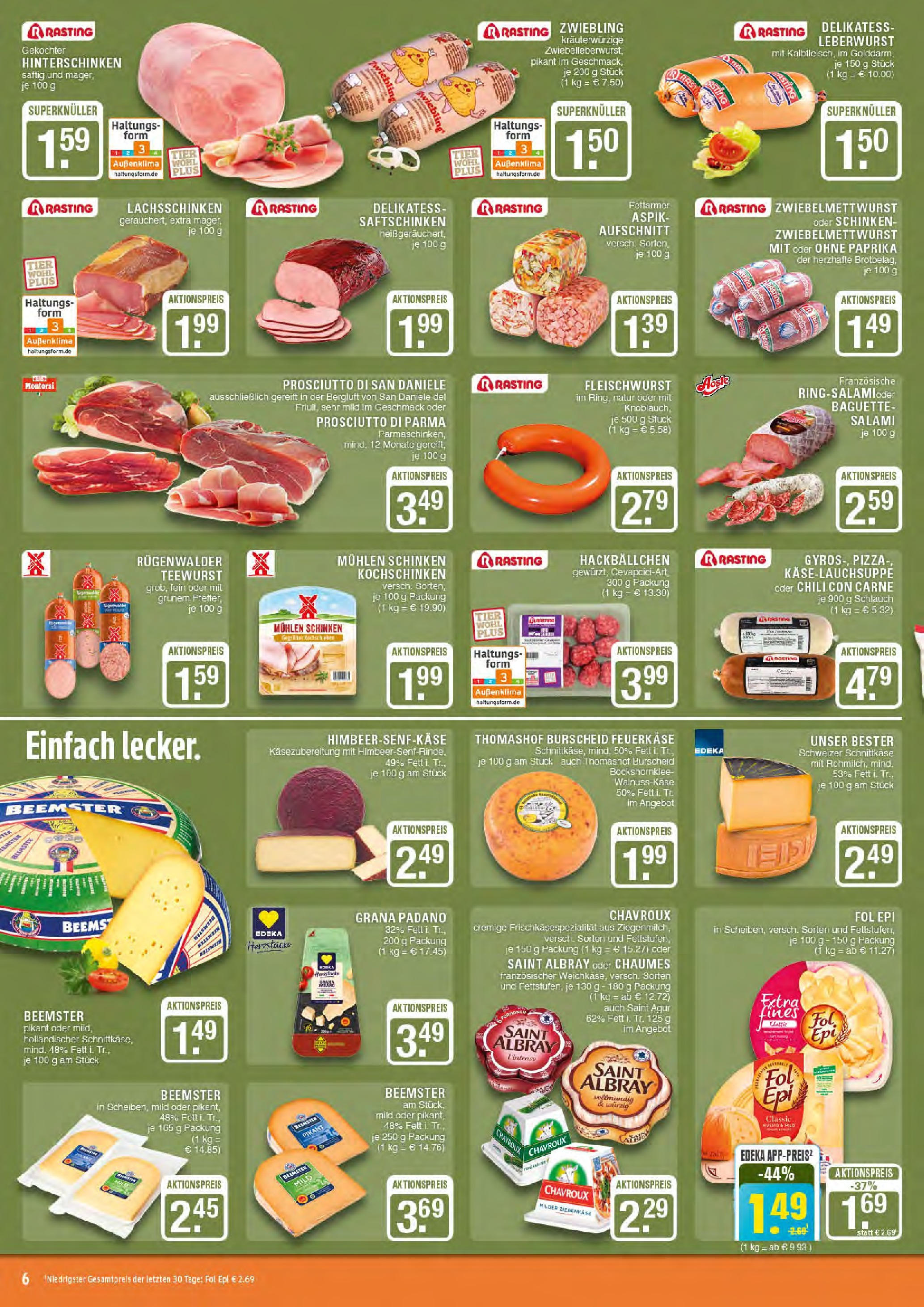 Edeka - EDEKA: Wochenangebote (ab 27.04.2025) » Angebote Online | Seite: 6 | Produkte: Ziegenkäse, Chili, Salami, Pizza