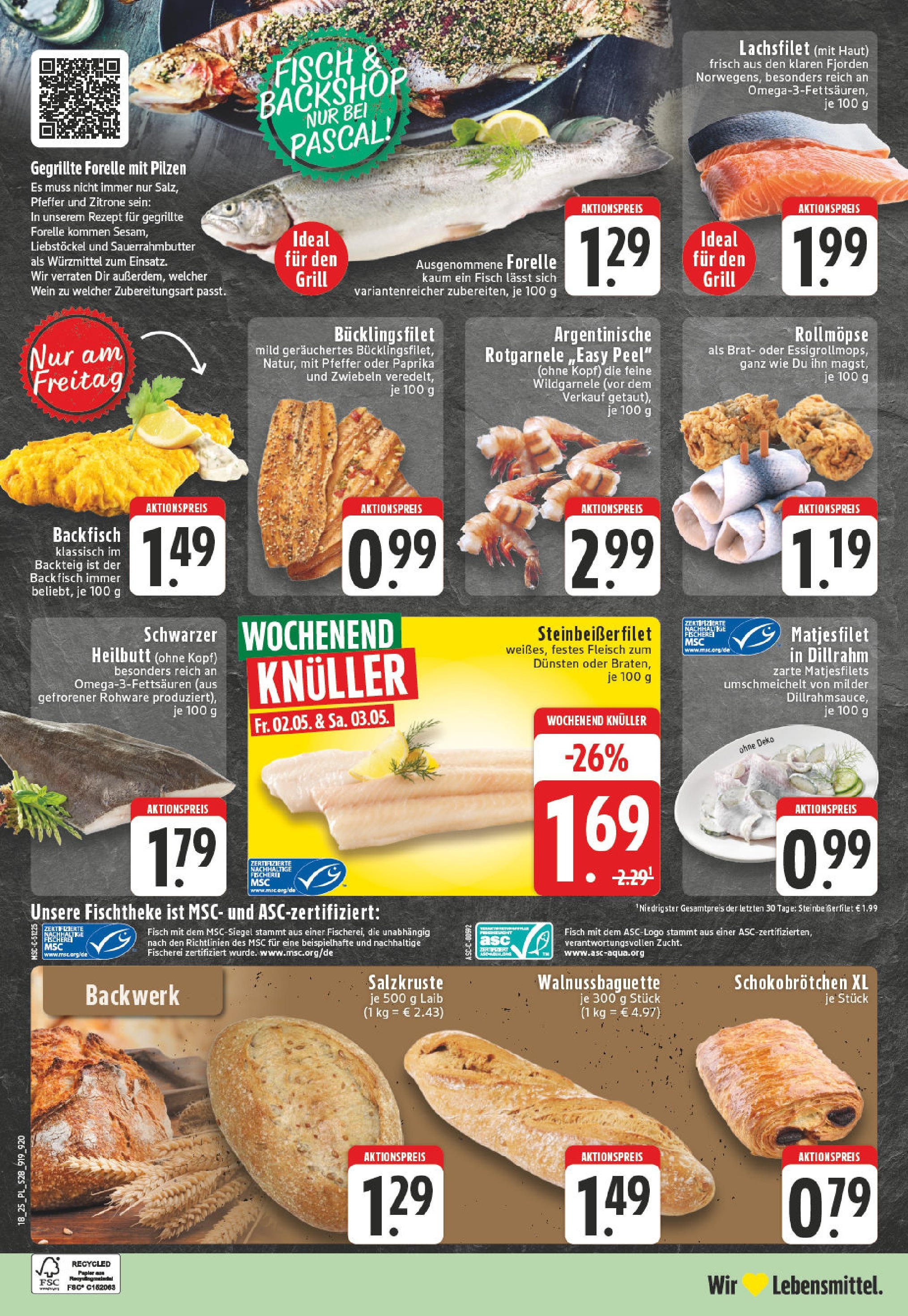 Edeka - EDEKA: Wochenangebote (ab 27.04.2025) » Angebote Online | Seite: 30 | Produkte: Fisch, Paprika, Wein, Fleisch Edeka - EDEKA: Wochenangebote (ab 27.04.2025) » Angebote Online | Seite: 30 | Produkte: Fisch, Paprika, Wein, Fleisch