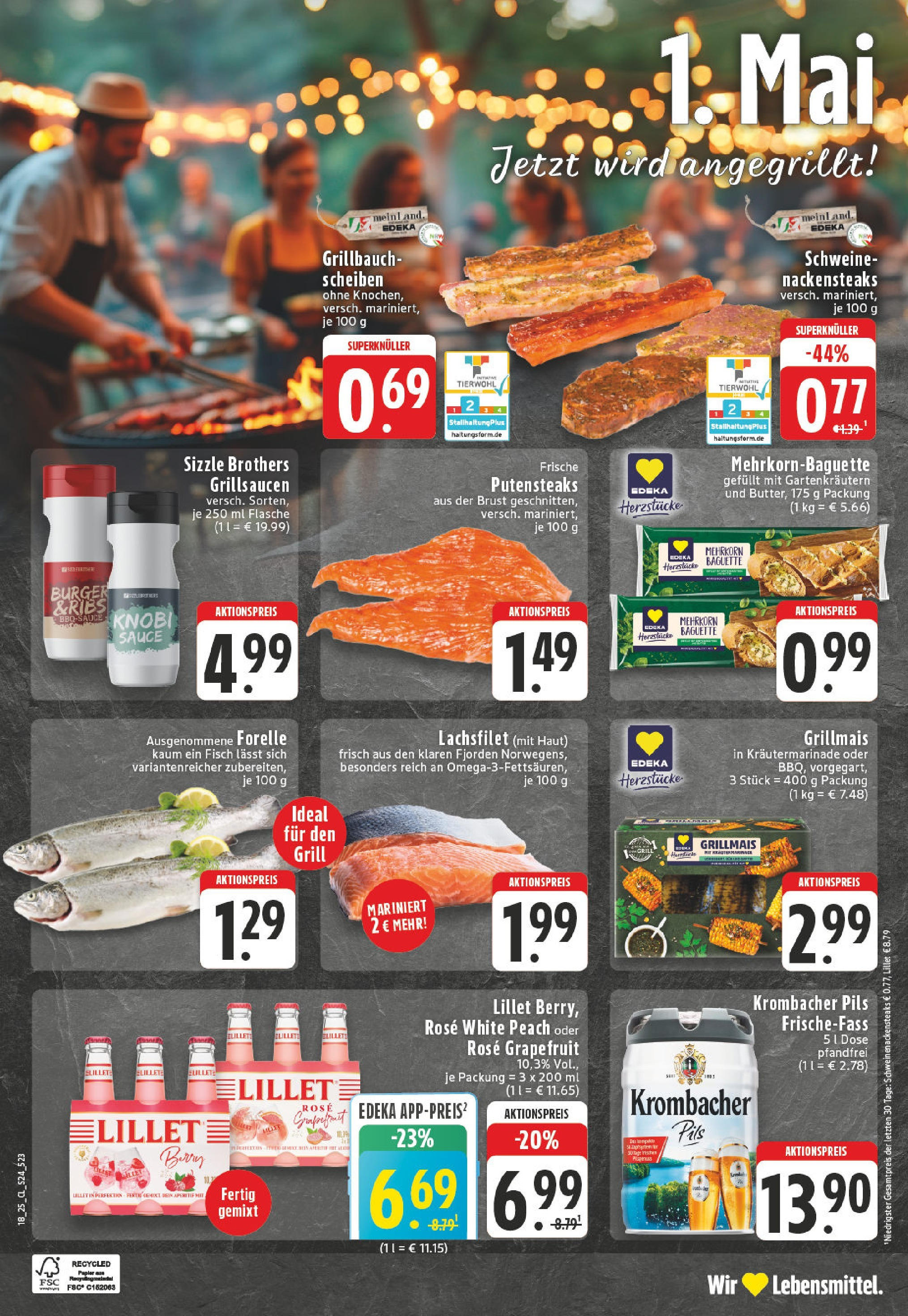 Edeka - EDEKA: Wochenangebote (ab 27.04.2025) » Angebote Online | Seite: 24 | Produkte: Nackensteaks, Grill, Lillet, Grapefruit Edeka - EDEKA: Wochenangebote (ab 27.04.2025) » Angebote Online | Seite: 24 | Produkte: Nackensteaks, Grill, Lillet, Grapefruit