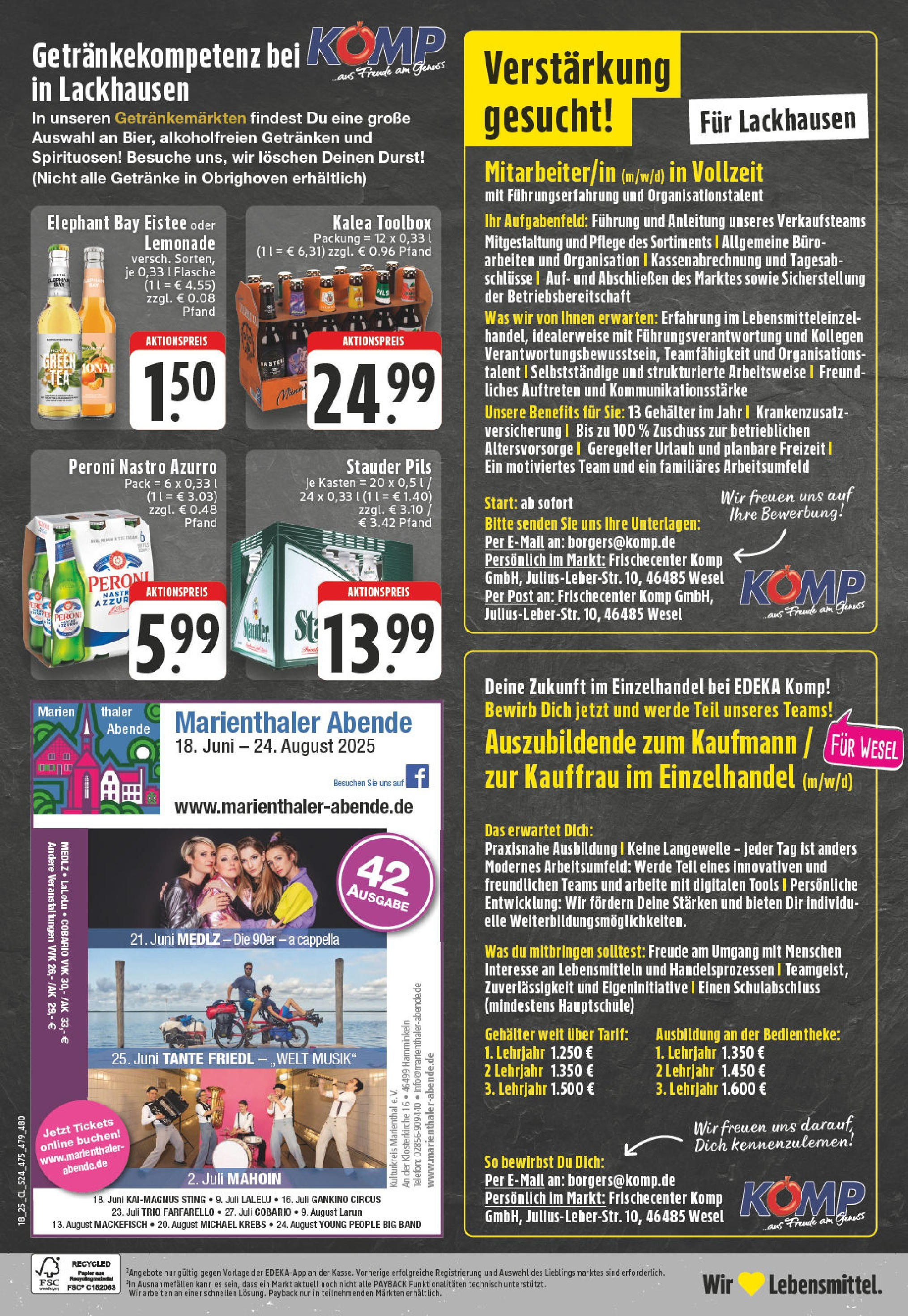 Edeka - EDEKA: Wochenangebote (ab 27.04.2025) » Angebote Online | Seite: 24 | Produkte: Pils, Telefon