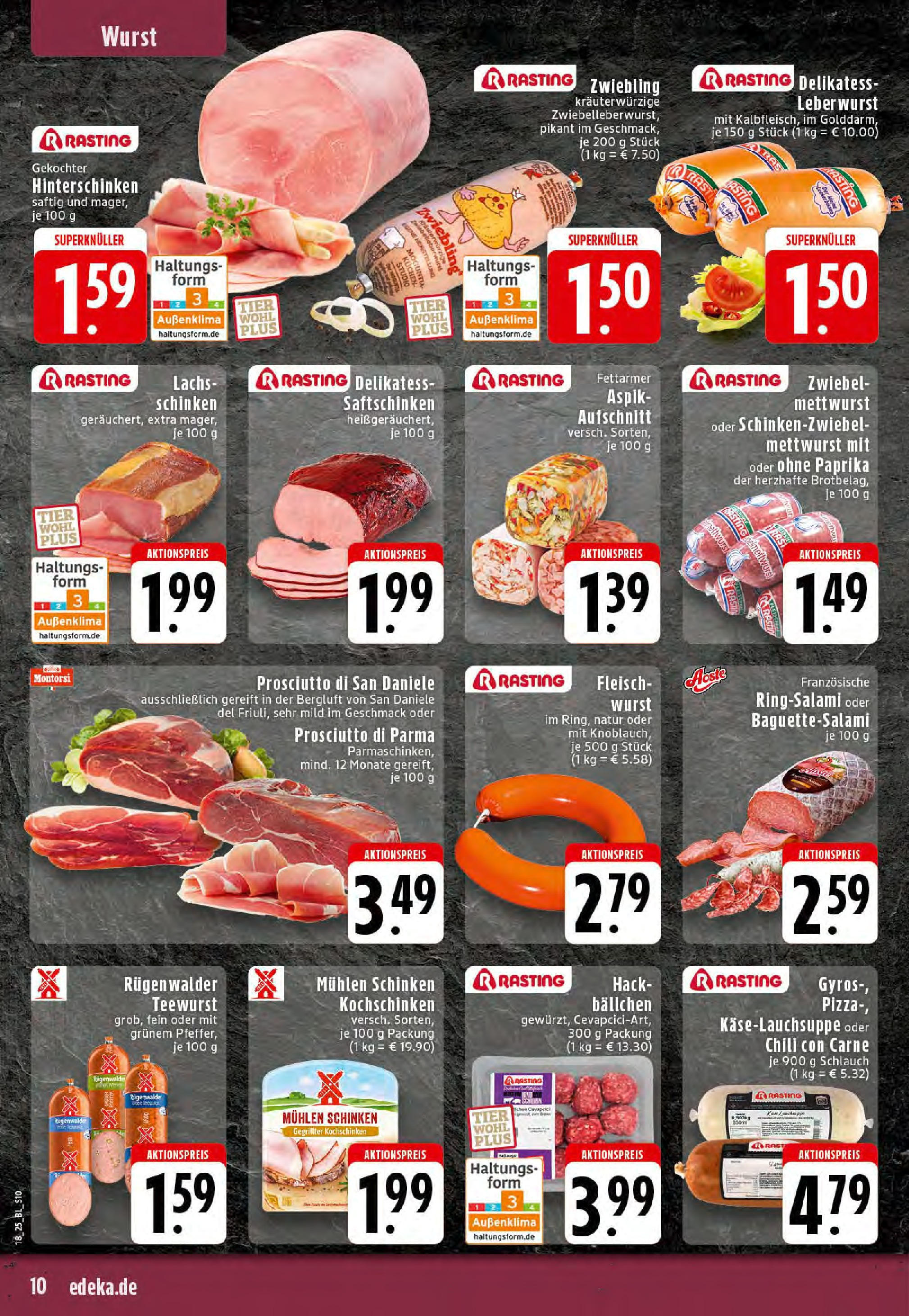Edeka - EDEKA: Wochenangebote (ab 27.04.2025) » Angebote Online | Seite: 10 | Produkte: Lachs, Wurst, Schinken, Kuchen Edeka - EDEKA: Wochenangebote (ab 27.04.2025) » Angebote Online | Seite: 10 | Produkte: Lachs, Wurst, Schinken, Kuchen