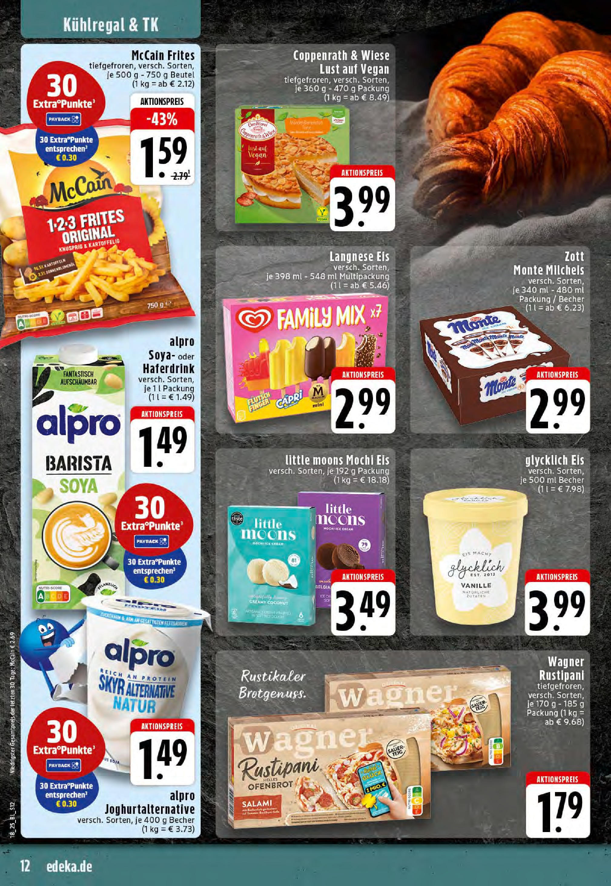 Edeka - EDEKA: Wochenangebote (ab 27.04.2025) » Angebote Online | Seite: 12 | Produkte: McCain, Kartoffeln, Alpro, Pizza Edeka - EDEKA: Wochenangebote (ab 27.04.2025) » Angebote Online | Seite: 12 | Produkte: McCain, Kartoffeln, Alpro, Pizza