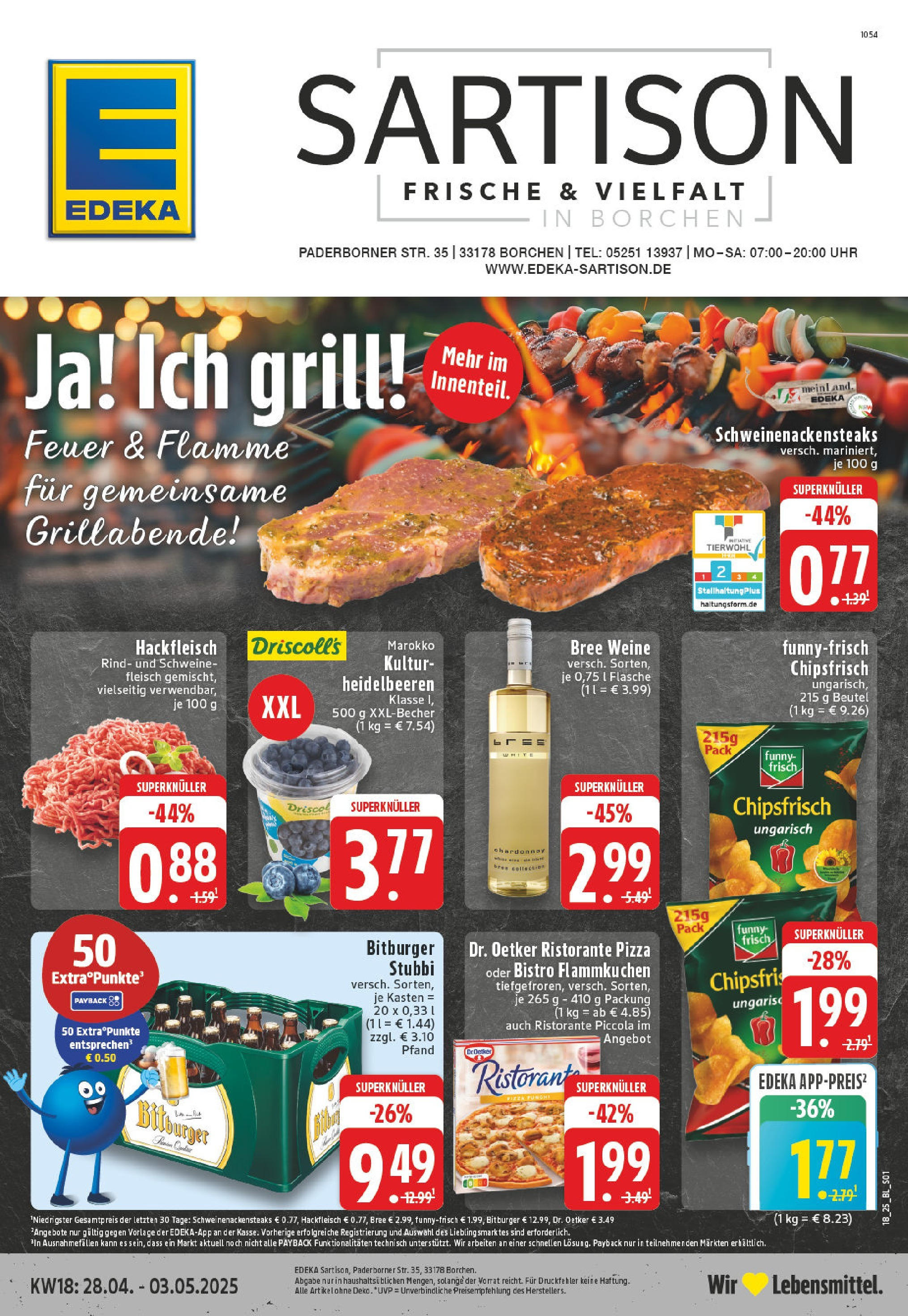 Edeka - EDEKA: Wochenangebote (ab 27.04.2025) » Angebote Online | Seite: 1 | Produkte: Bree, Chips, Fleisch, Hackfleisch Edeka - EDEKA: Wochenangebote (ab 27.04.2025) » Angebote Online | Seite: 1 | Produkte: Bree, Chips, Fleisch, Hackfleisch