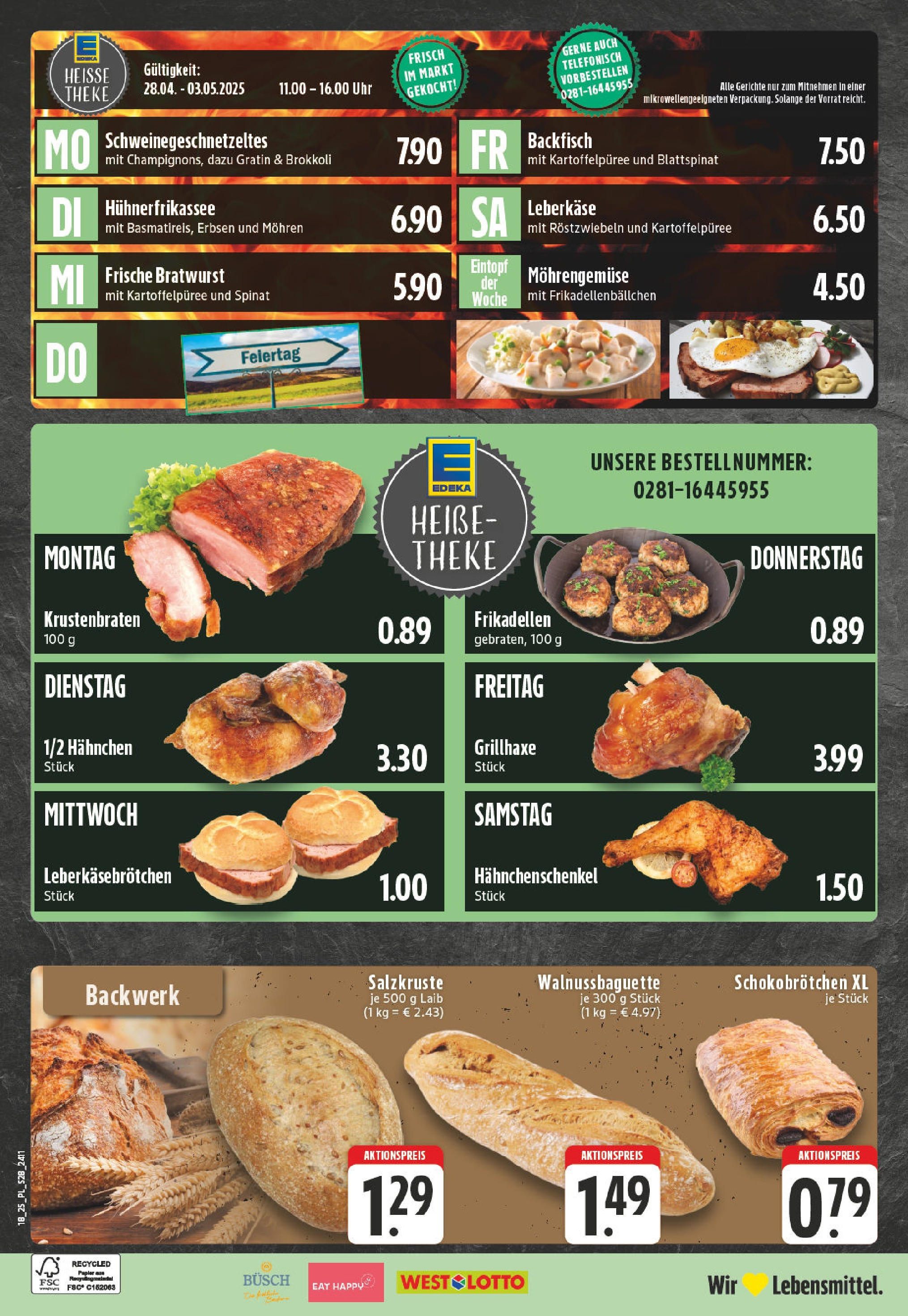 Edeka - EDEKA: Wochenangebote (ab 27.04.2025) » Angebote Online | Seite: 30 | Produkte: Hahnchen, Hahnchenschenkel, Krustenbraten, Leberkase Edeka - EDEKA: Wochenangebote (ab 27.04.2025) » Angebote Online | Seite: 30 | Produkte: Hahnchen, Hahnchenschenkel, Krustenbraten, Leberkase