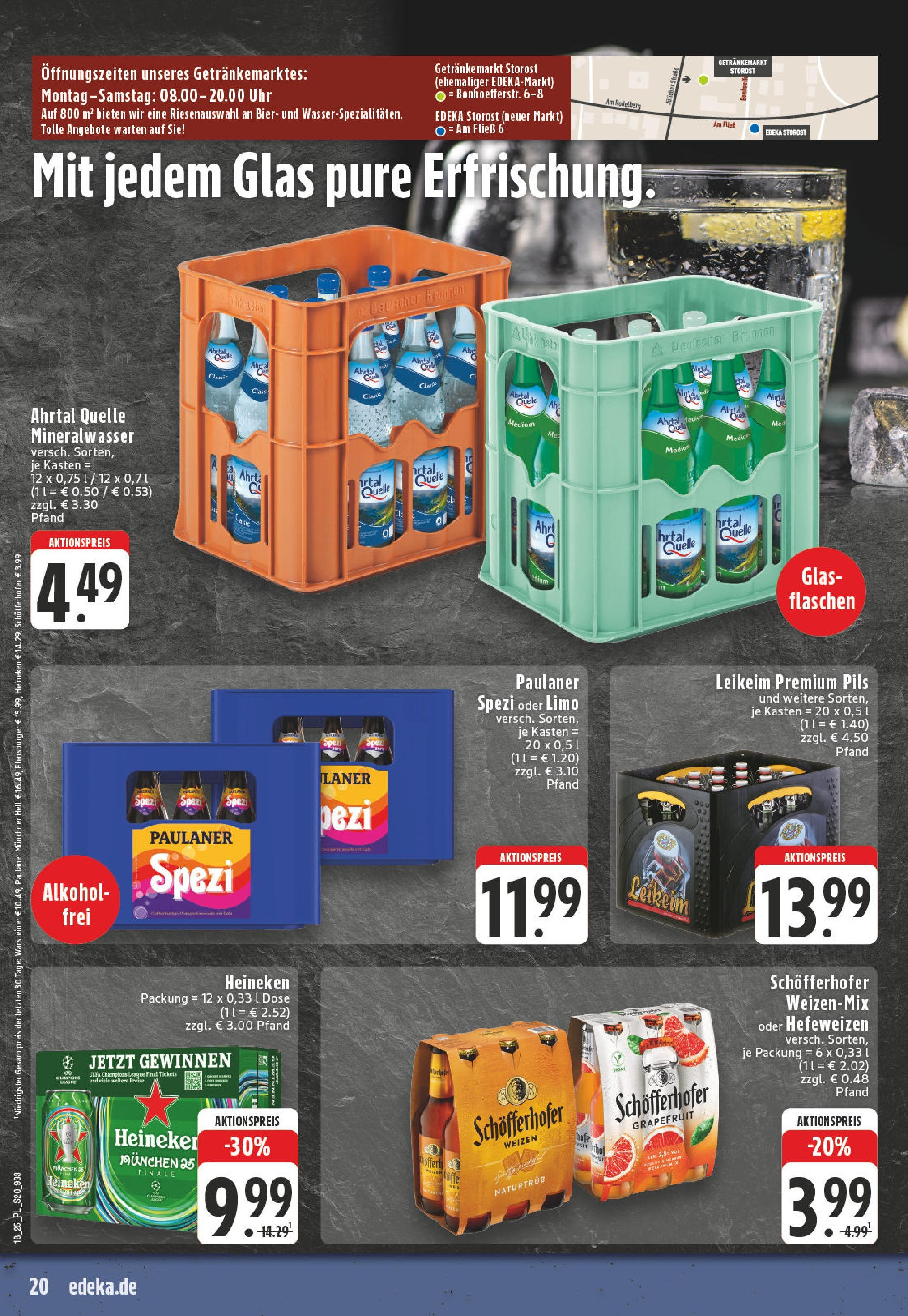 Edeka - EDEKA: Wochenangebote (ab 27.04.2025) » Angebote Online | Seite: 20 | Produkte: Pils, Mineralwasser, Flensburger, Grapefruit Edeka - EDEKA: Wochenangebote (ab 27.04.2025) » Angebote Online | Seite: 20 | Produkte: Pils, Mineralwasser, Flensburger, Grapefruit