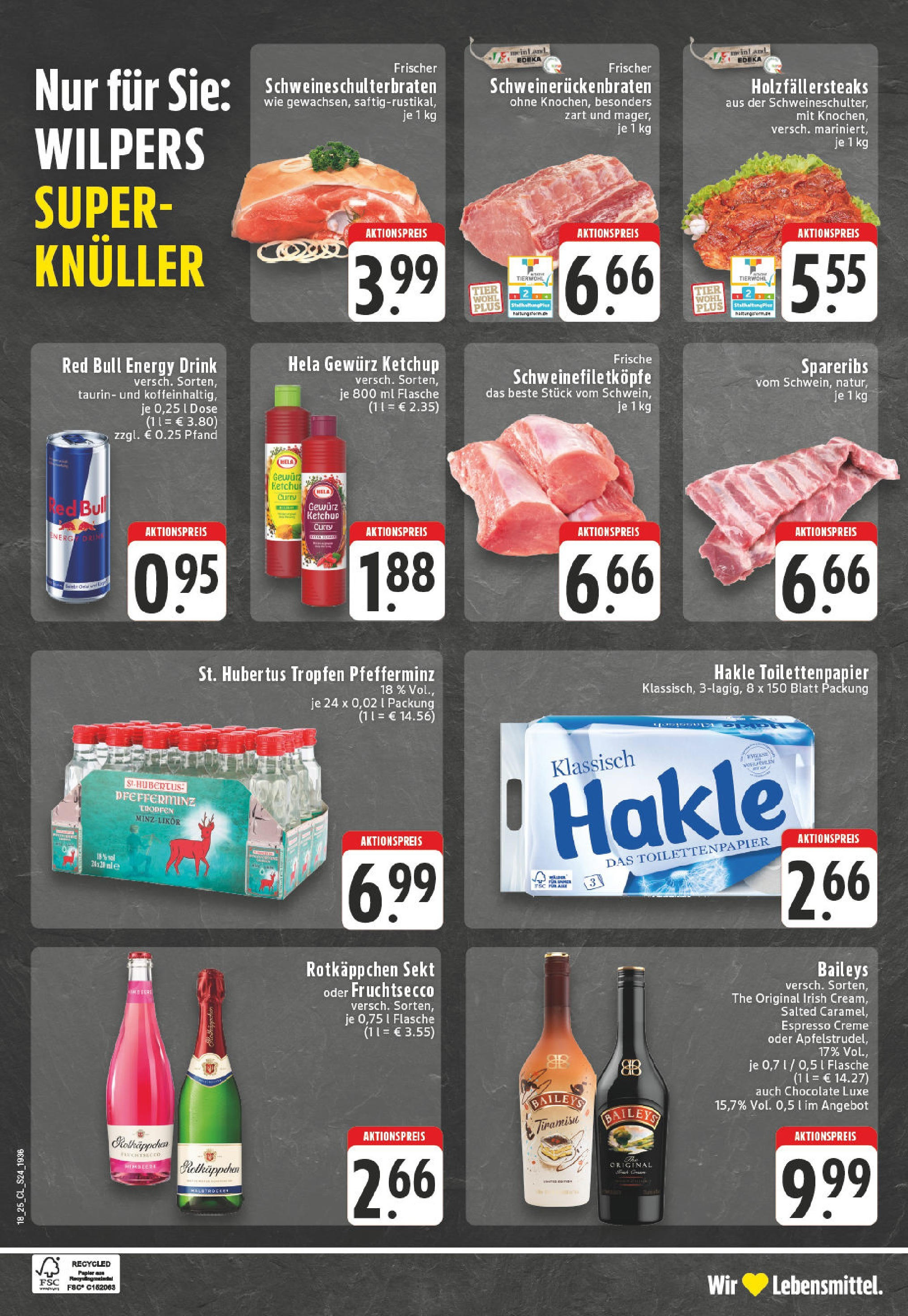 Edeka - EDEKA: Wochenangebote (ab 27.04.2025) » Angebote Online | Seite: 24 | Produkte: Red bull, Sekt, Creme, Toilettenpapier Edeka - EDEKA: Wochenangebote (ab 27.04.2025) » Angebote Online | Seite: 24 | Produkte: Red bull, Sekt, Creme, Toilettenpapier