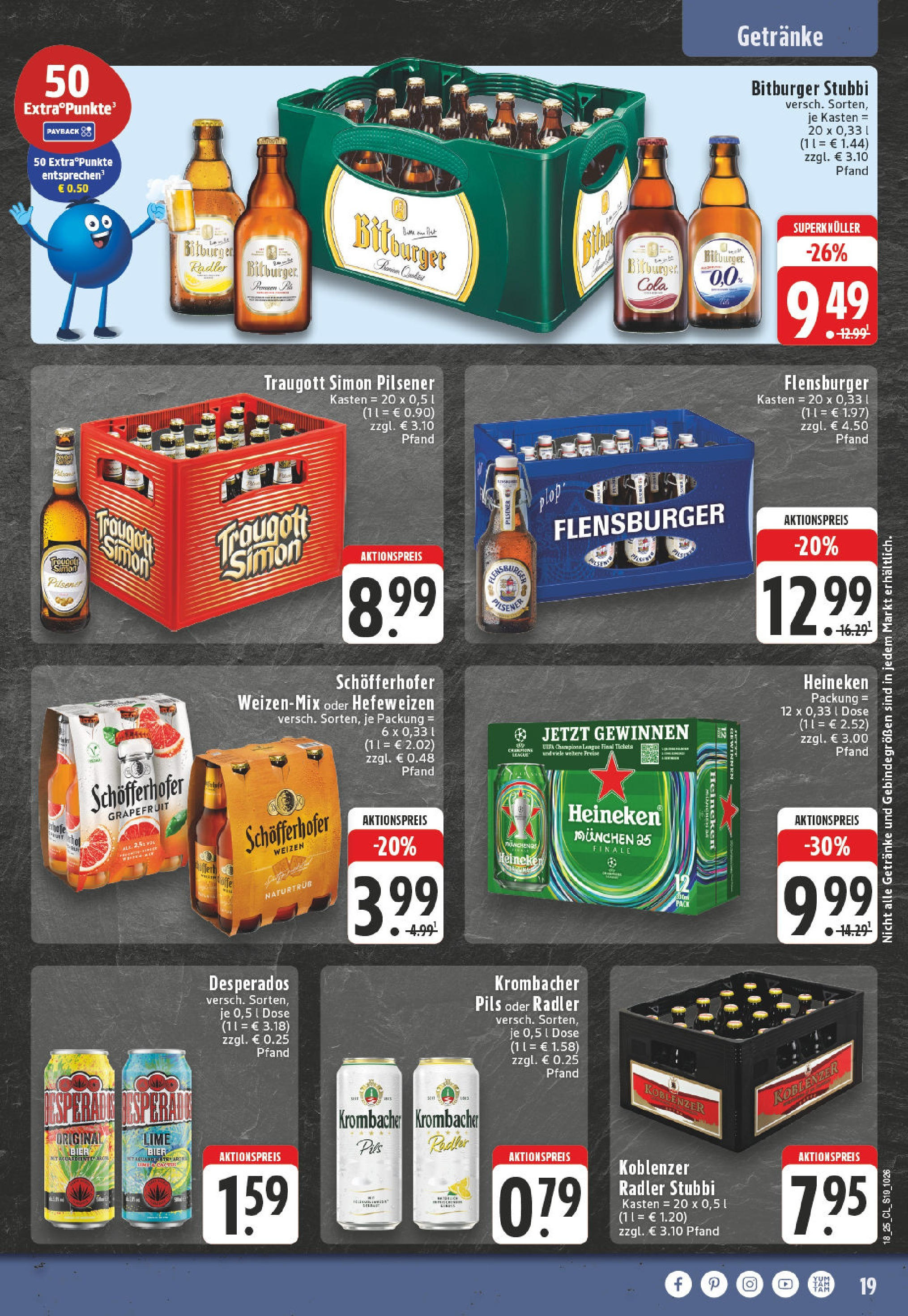 Edeka - EDEKA: Wochenangebote (ab 27.04.2025) » Angebote Online | Seite: 19 | Produkte: Bitburger, Bier, Flensburger, Radler Edeka - EDEKA: Wochenangebote (ab 27.04.2025) » Angebote Online | Seite: 19 | Produkte: Bitburger, Bier, Flensburger, Radler
