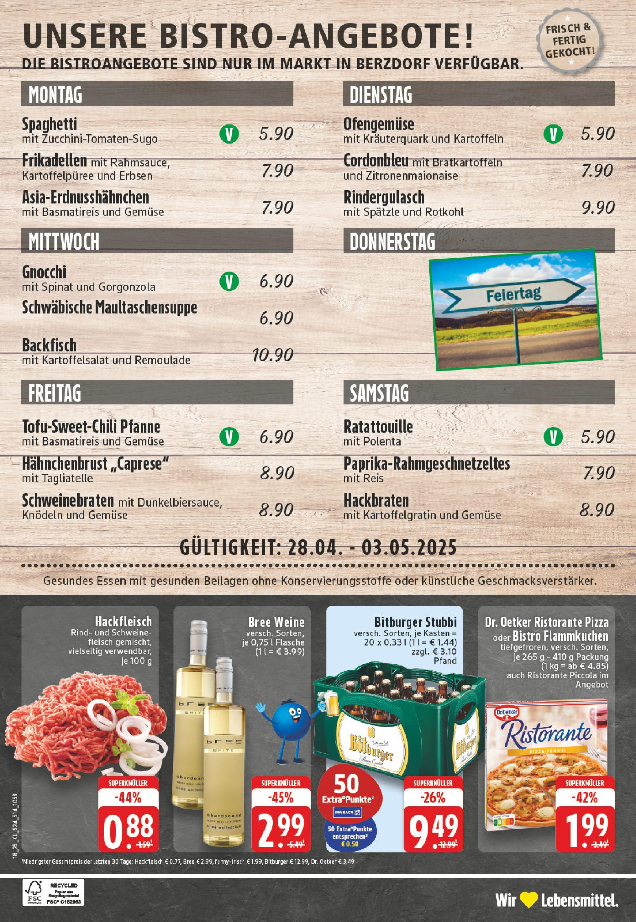Edeka - EDEKA: Wochenangebote (ab 27.04.2025) » Angebote Online | Seite: 24 | Produkte: Rotkohl, Kartoffeln, Gemüse, Fleisch Edeka - EDEKA: Wochenangebote (ab 27.04.2025) » Angebote Online | Seite: 24 | Produkte: Rotkohl, Kartoffeln, Gemüse, Fleisch