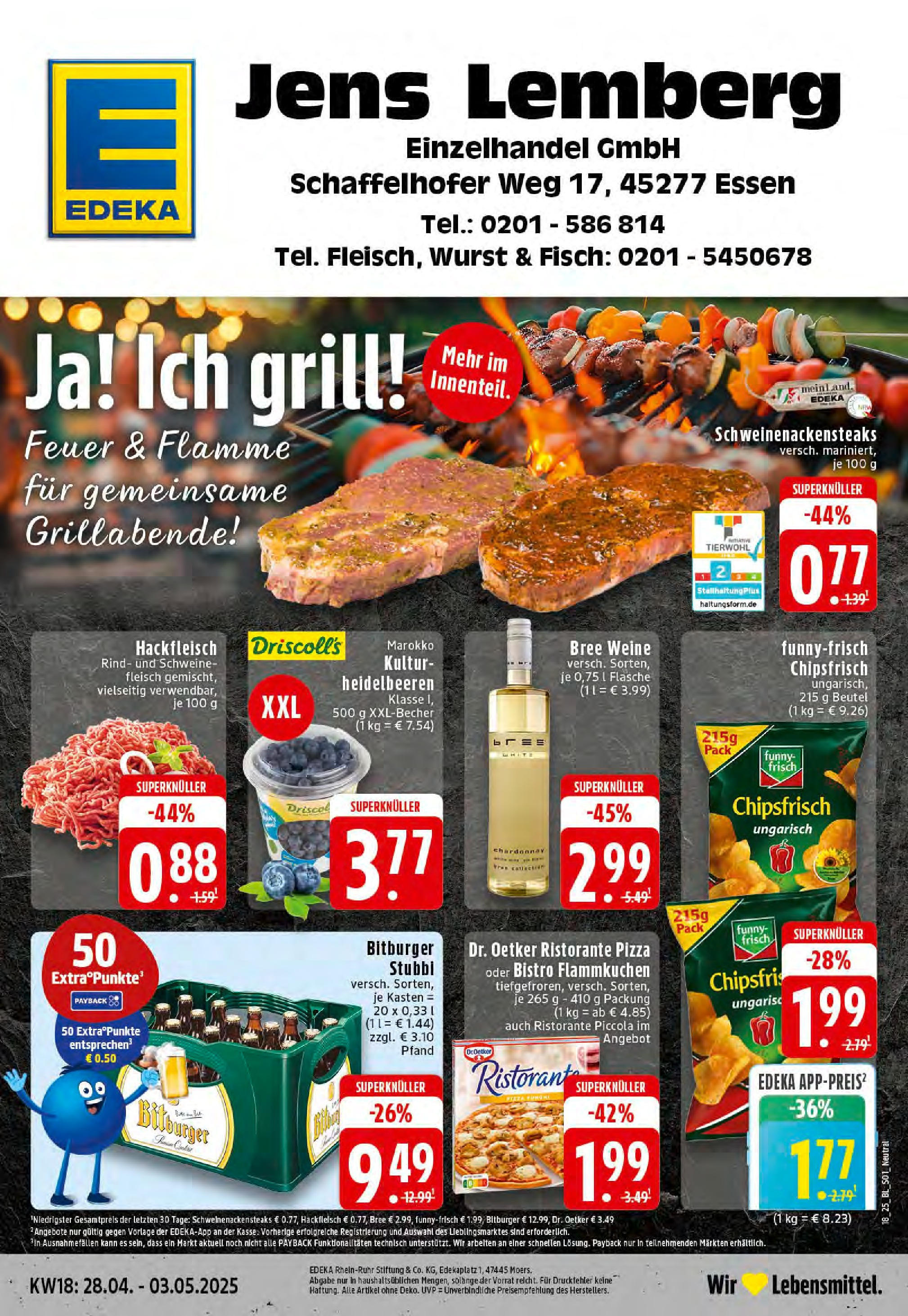 Edeka - EDEKA: Wochenangebote (ab 27.04.2025) » Angebote Online | Seite: 1 | Produkte: Ristorante, Funny frisch, Bree, Pizza