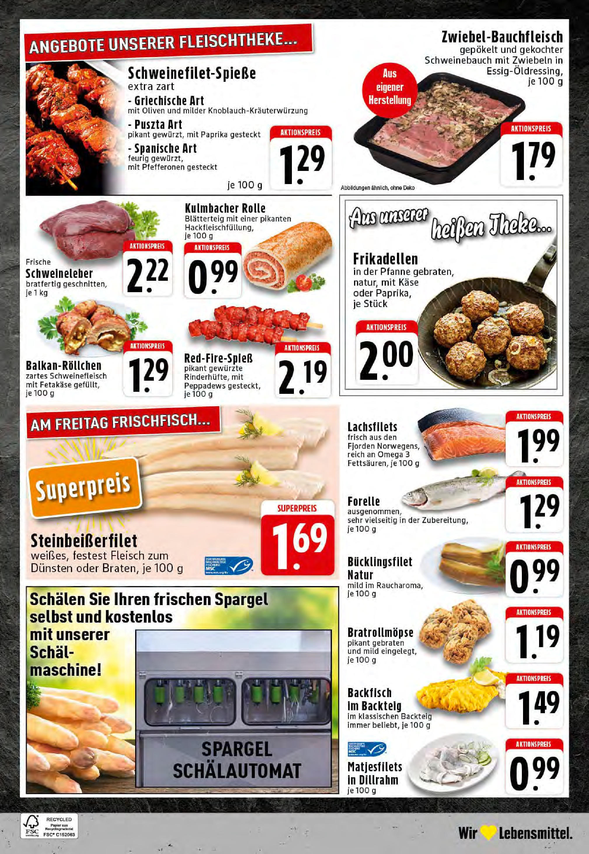 Edeka - EDEKA: Wochenangebote (ab 27.04.2025) » Angebote Online | Seite: 24 | Produkte: Theke, Schweinebauch, Spargel, Fleisch