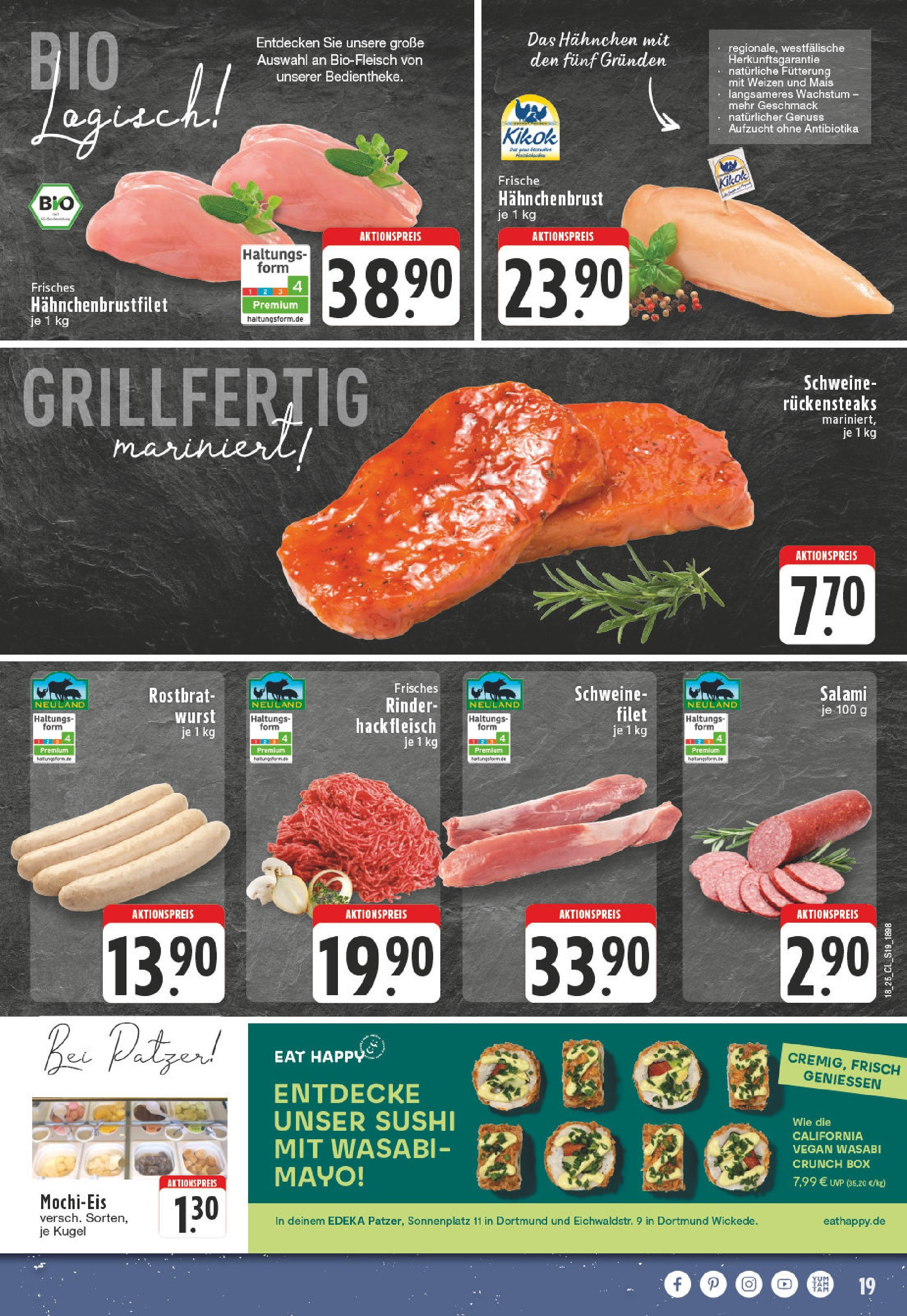 Edeka - EDEKA: Wochenangebote (ab 27.04.2025) » Angebote Online | Seite: 21 | Produkte: Wurst, Fleisch, Mochi, Hahnchenbrust Edeka - EDEKA: Wochenangebote (ab 27.04.2025) » Angebote Online | Seite: 21 | Produkte: Wurst, Fleisch, Mochi, Hahnchenbrust