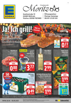 Edeka - EDEKA: Wochenangebote - gültig ab dem 27.04.2025 | Seite: 1 | Produkte: Ristorante, Grill, Heidelbeeren, Chips