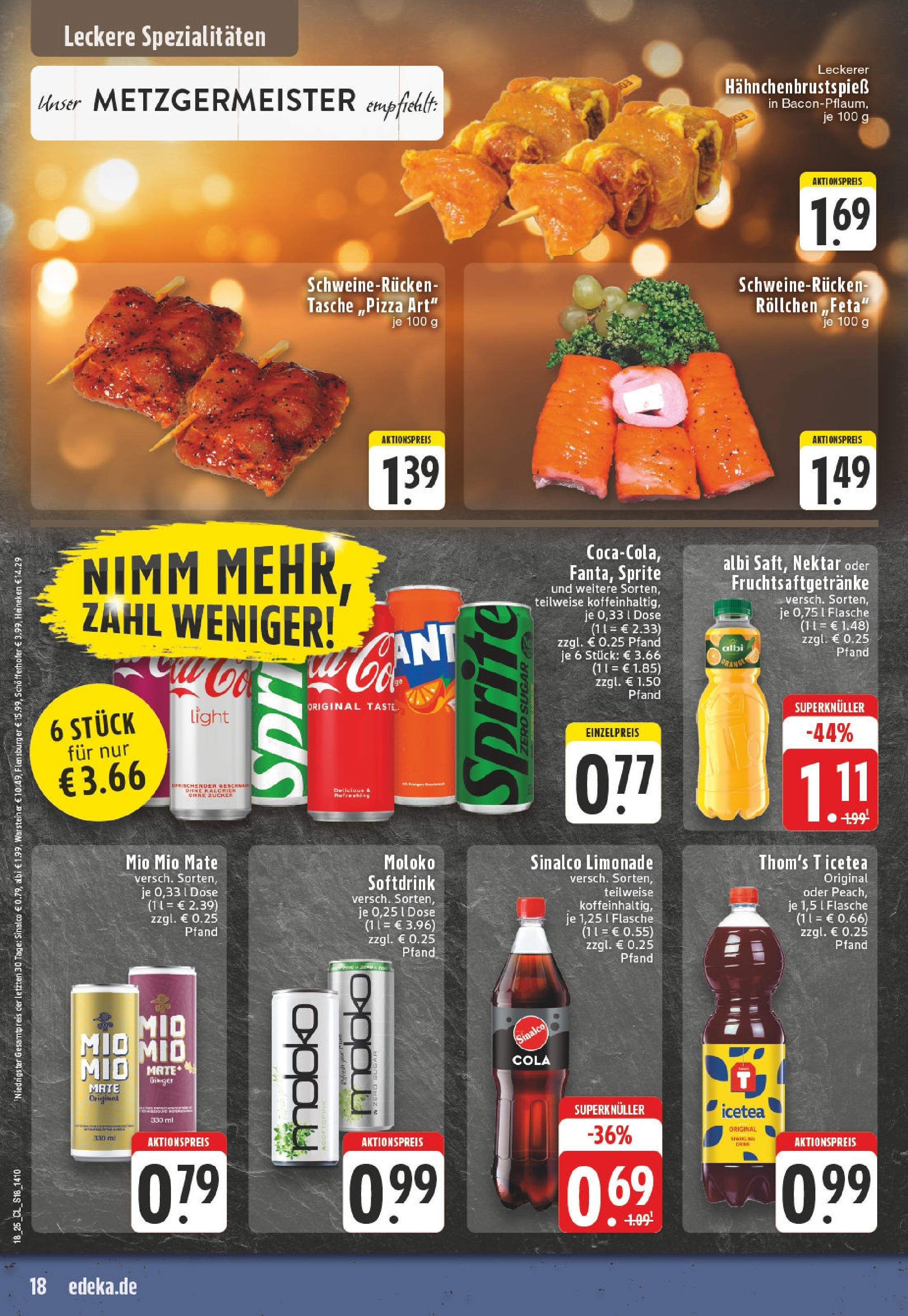 Edeka - EDEKA: Wochenangebote (ab 27.04.2025) » Angebote Online | Seite: 18 | Produkte: Feta, Zucker, Warsteiner, Schweinerucken Edeka - EDEKA: Wochenangebote (ab 27.04.2025) » Angebote Online | Seite: 18 | Produkte: Feta, Zucker, Warsteiner, Schweinerucken
