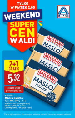Pogląd oferty "Aldi Gazetka - Tylko w piątek" - ważna od 02.05.2025