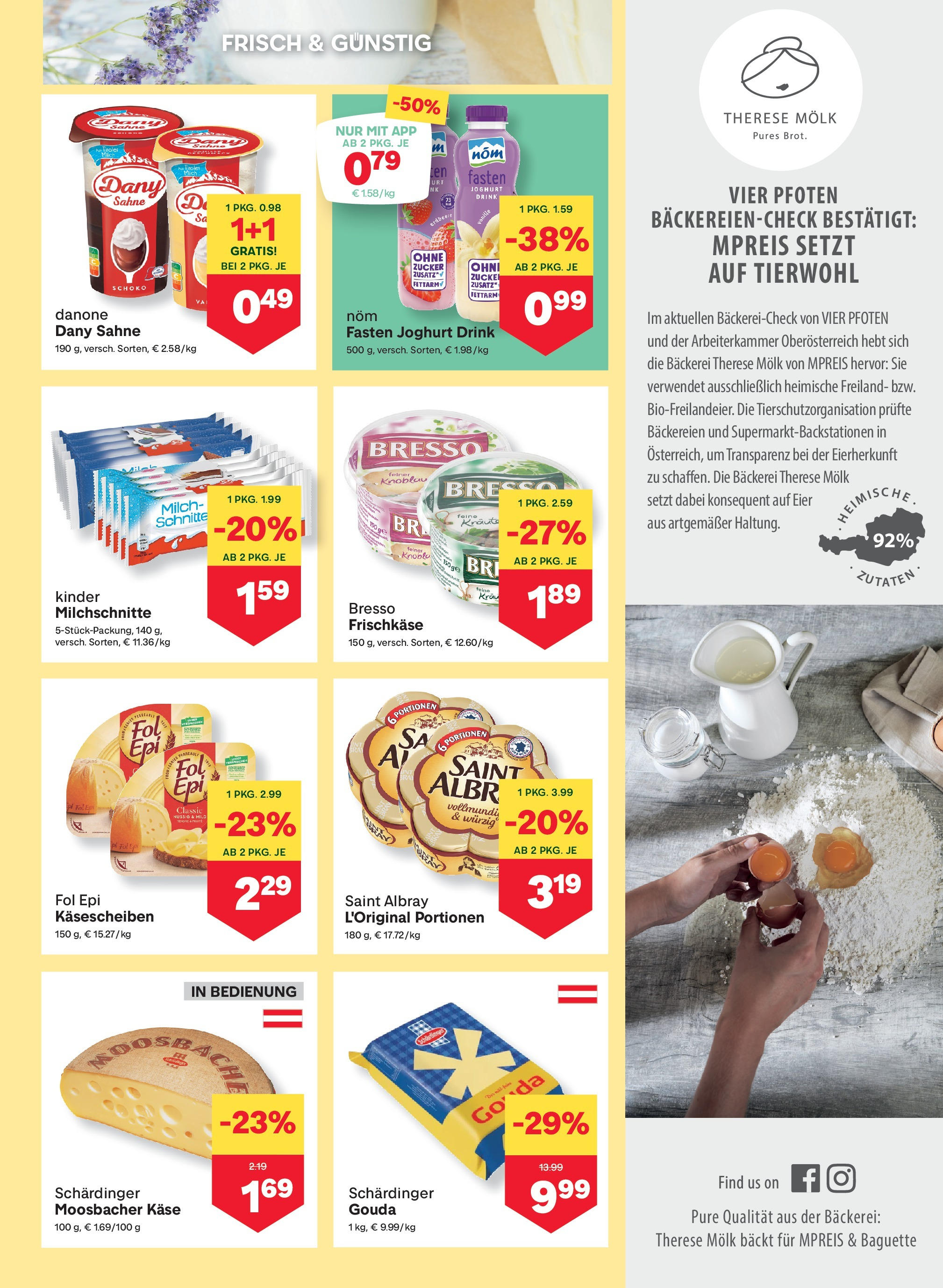 MPREIS Tirol von 30.04.2025 - Aktuelle Angebote | Seite: 5 | Produkte: Zucker, Jääkaappipakastin, Milch, Eier