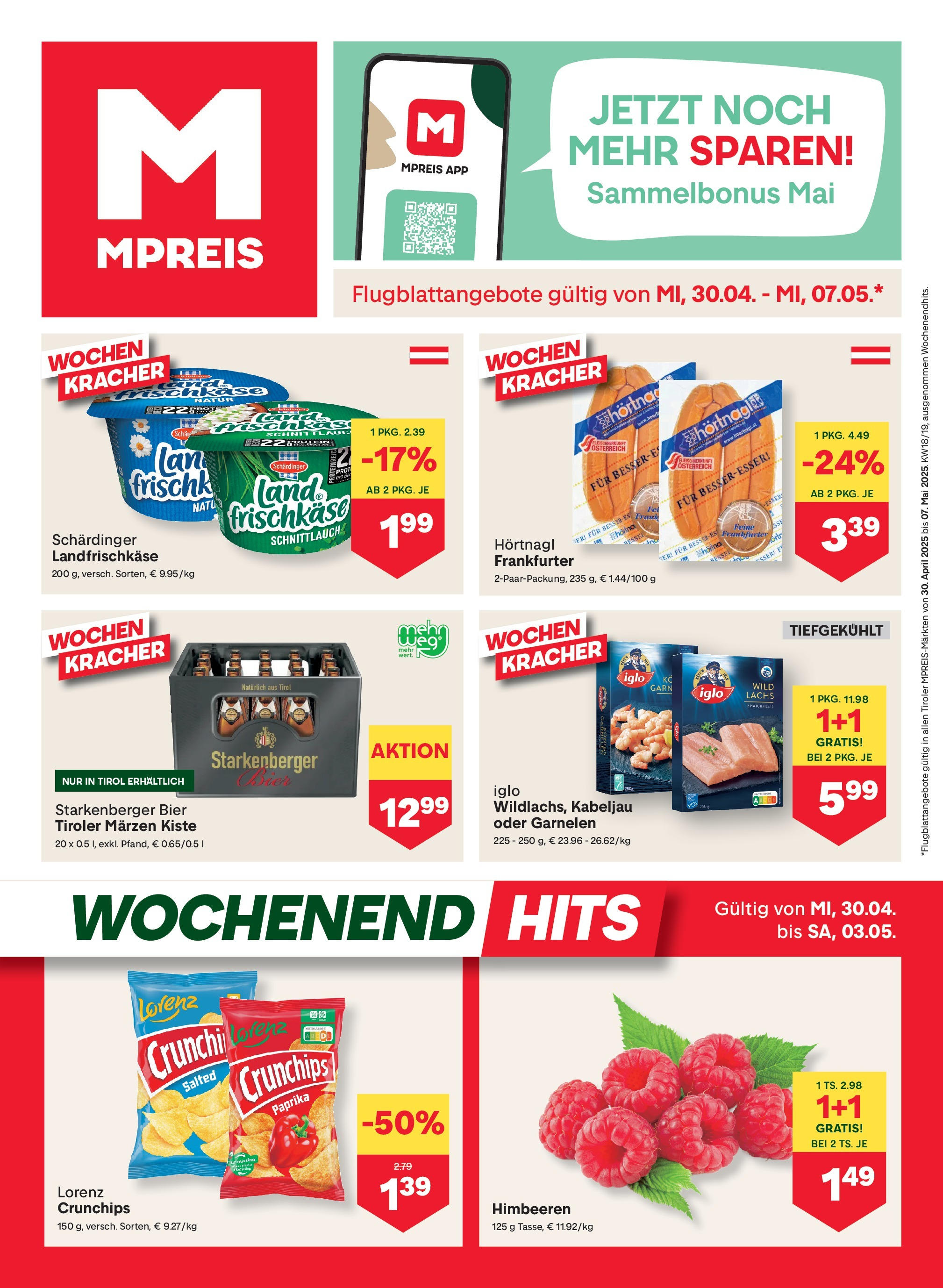  MPREIS Tirol ab (30.04.2025 - 07.05.2025) - Seite 1