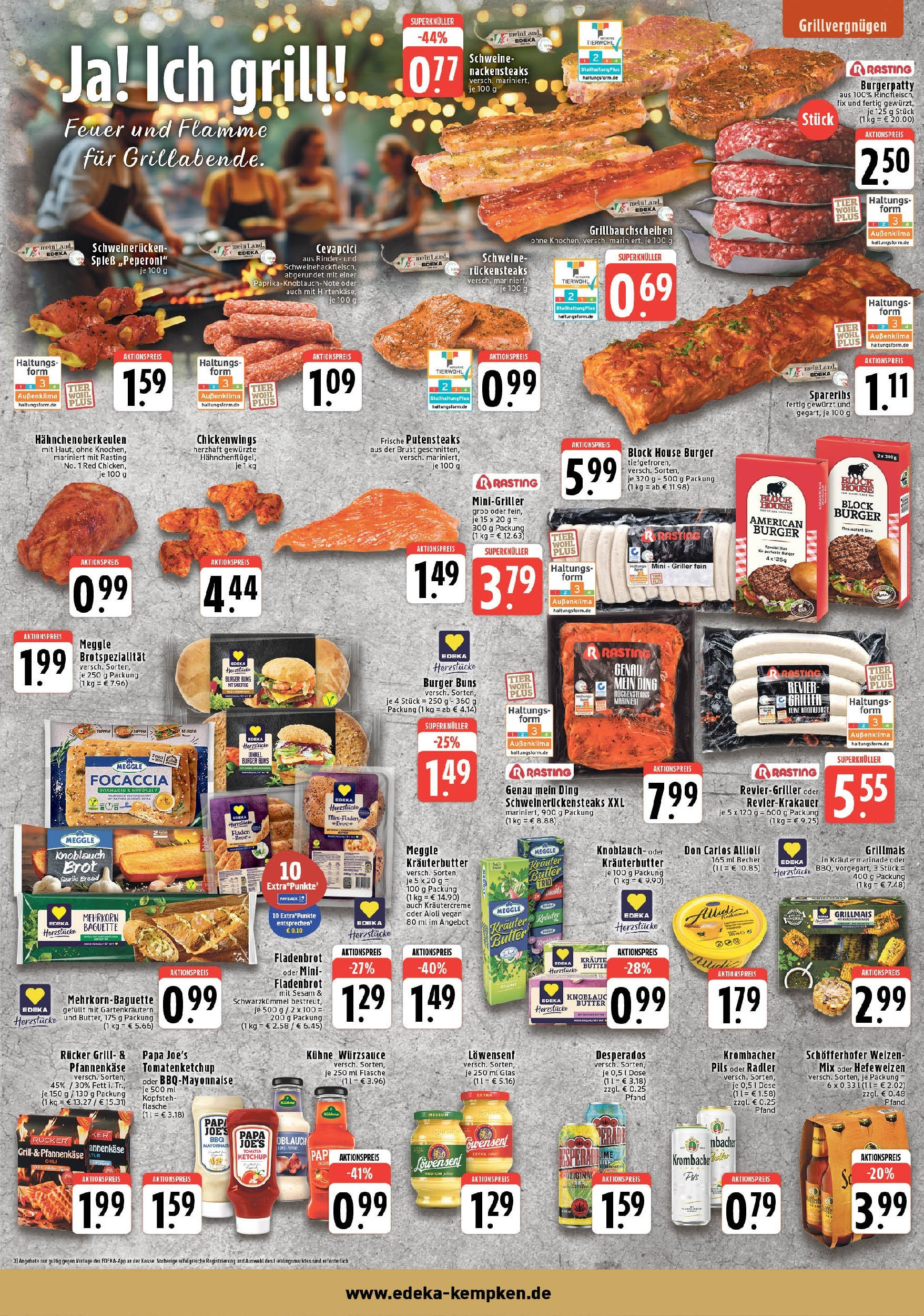 Edeka - EDEKA: Wochenangebote (ab 27.04.2025) » Angebote Online | Seite: 3 | Produkte: Butter, Cevapcici, Steak, Griller