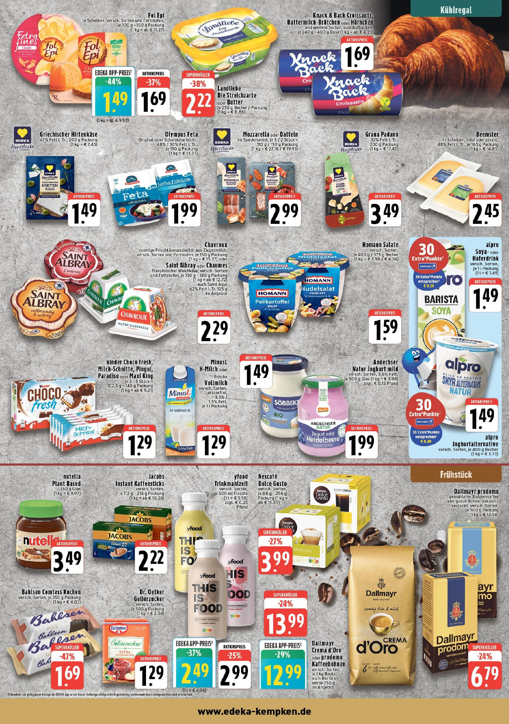 Edeka - EDEKA: Wochenangebote (ab 27.04.2025) » Angebote Online | Seite: 5 | Produkte: Milch, Haferdrink, YFood, Dallmayr prodomo