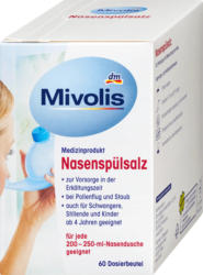 Mivolis Nasenspülsalz 60 Sticks