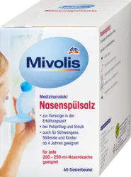 Mivolis Nasenspülsalz 60 Sticks