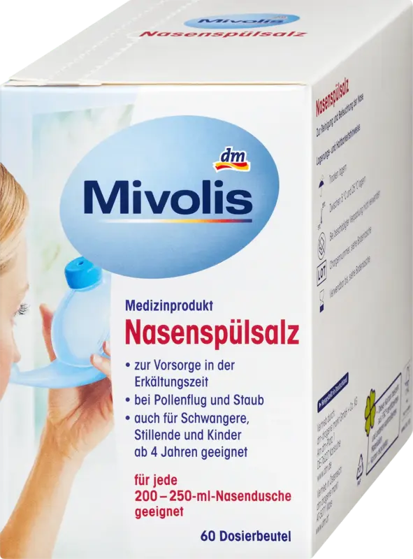Mivolis Nasenspülsalz 60 Sticks