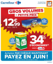 GROS VOLUMES = PETITS PRIX