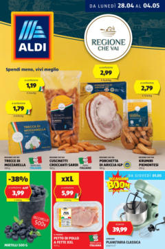 Anteprima dell'opuscolo Regione che vai dal negozio Aldi valido da 27/04/2025
