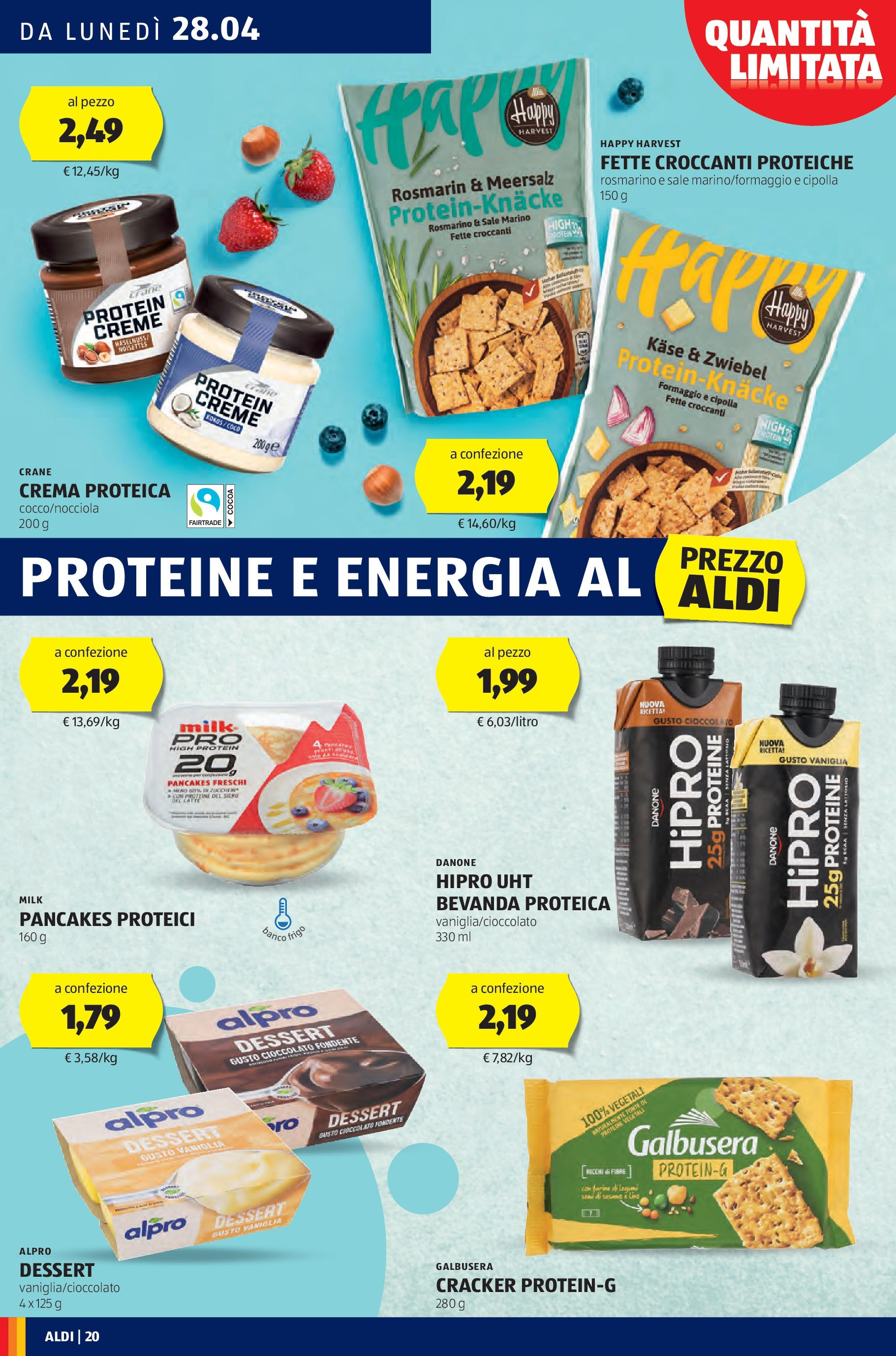 Nuovo Aldi - Regione che vai dal 27/04/2025 > offerte anteprima 🛍️ | Pagina: 20 | Prodotti: Cioccolato, Sale, Formaggio, Crackers