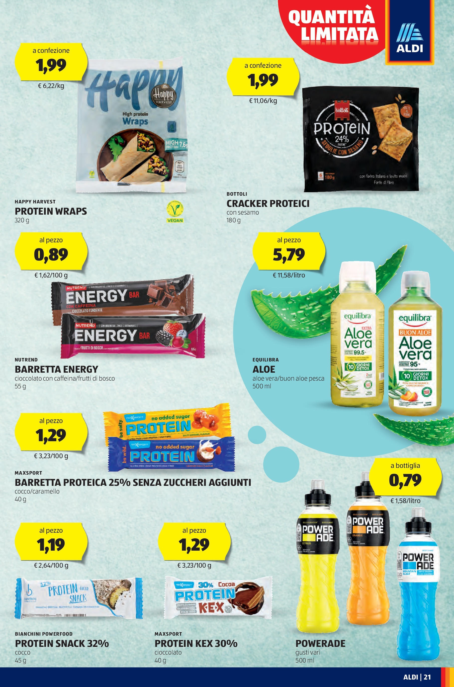 Nuovo Aldi - Regione che vai dal 27/04/2025 > offerte anteprima 🛍️ | Pagina: 21 | Prodotti: Pesca, Crackers, Barretta, Cocco